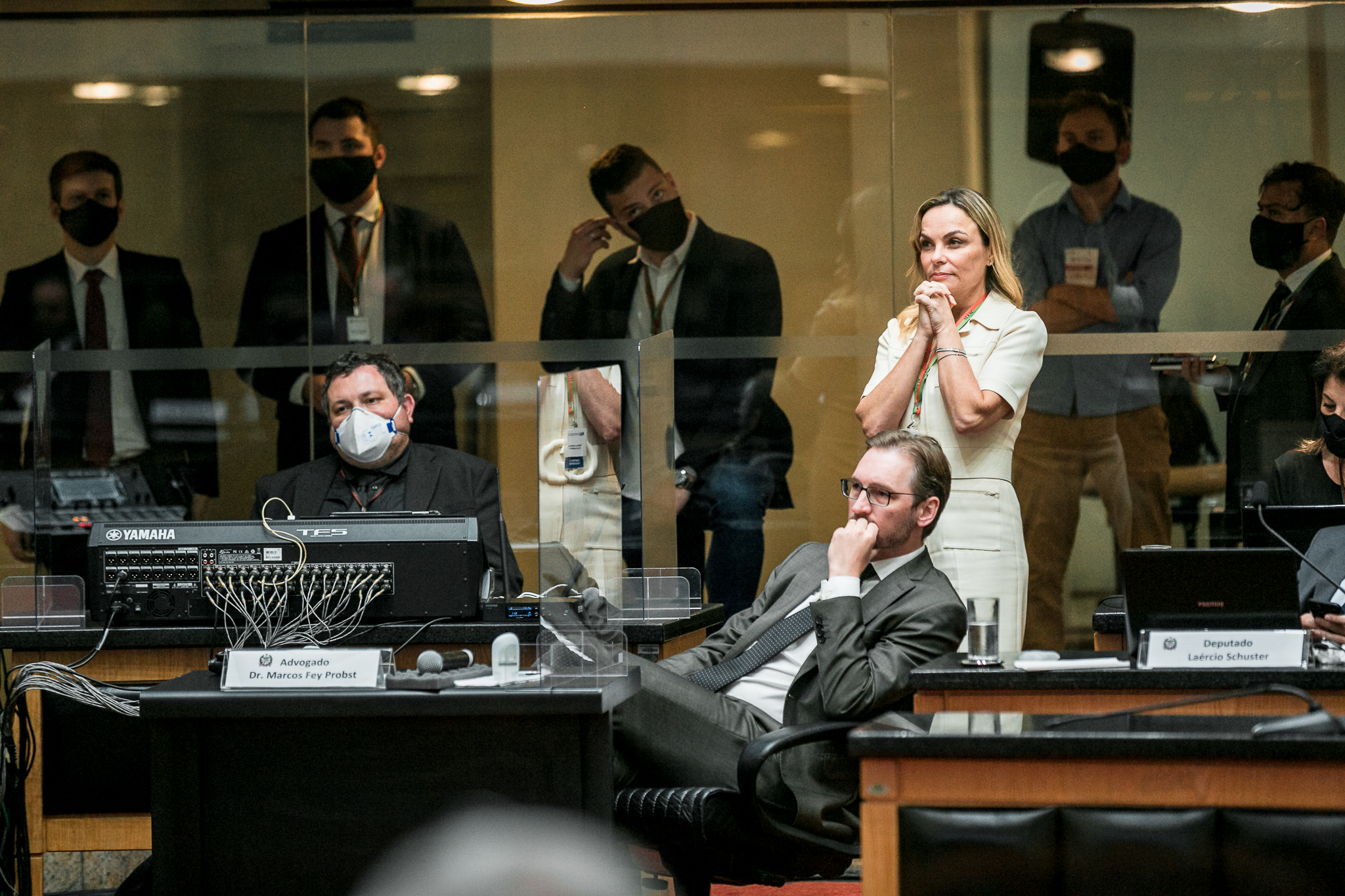 Advogada Ana Cristina Blasi e Advogado Marcos Probst