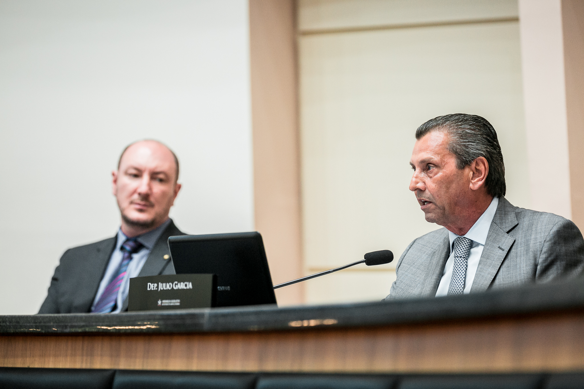Deputado Júlio Garcia (PSD) e Deputado Mauro de Nadal (MDB)