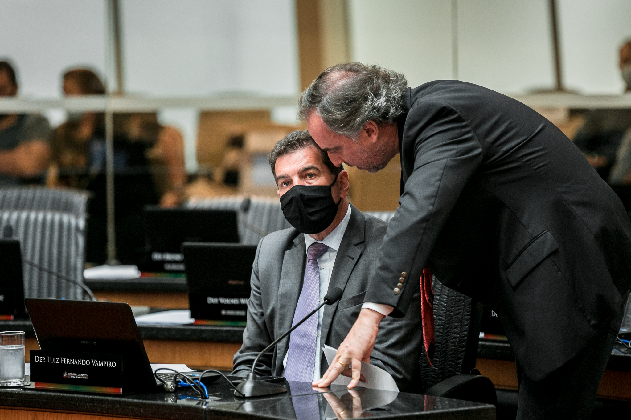 Deputado Kennedy Nunes (PSD) e Deputado Valdir Cobalchini (MDB)