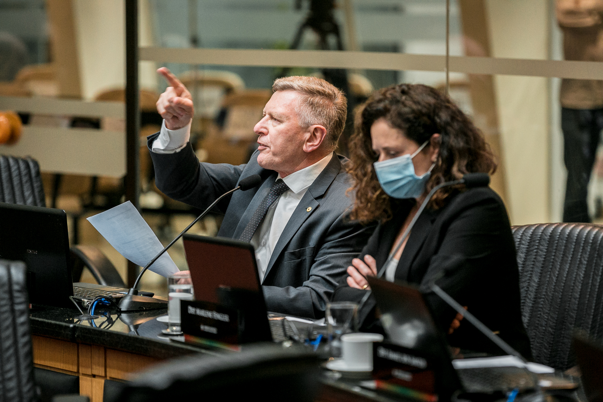 Deputado Milton Hobus (PSD) e Deputada Marlene Fengler (PSD)