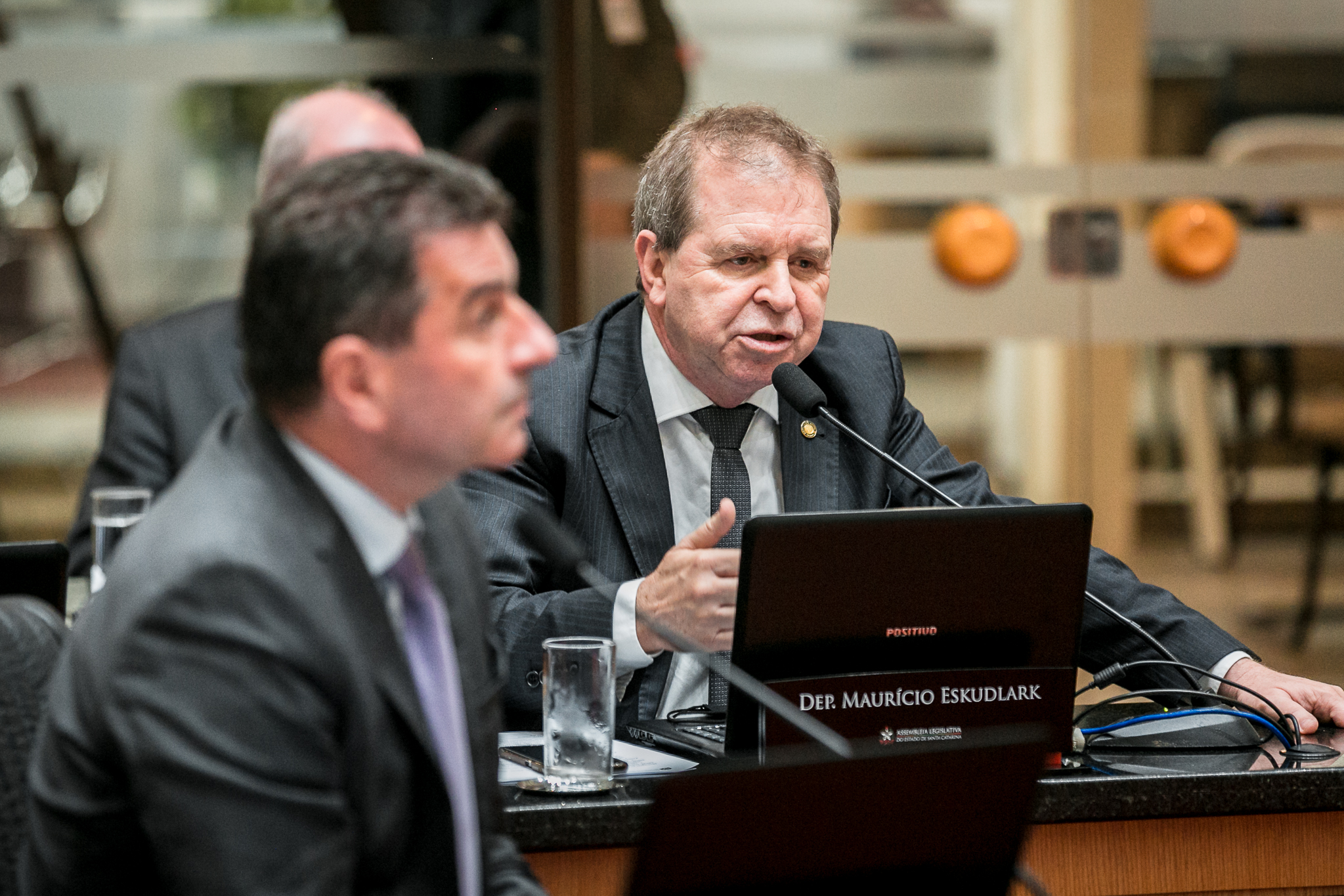 Deputado Maurício Eskudlark (PL) e Deputado Valdir Cobalchini (MDB)