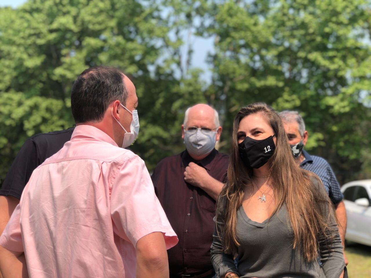 Deputada Paulinha em visita ao Meio Oeste