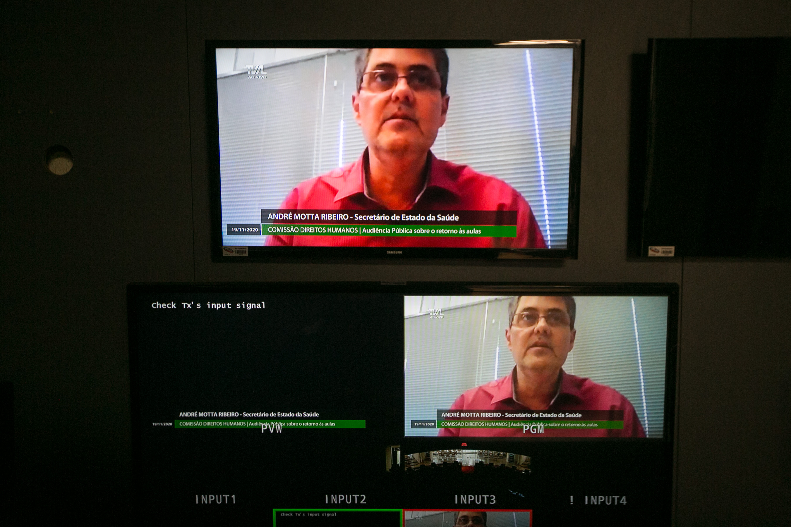 Secretário de Estado da Saúde. André Motta Ribeiro
