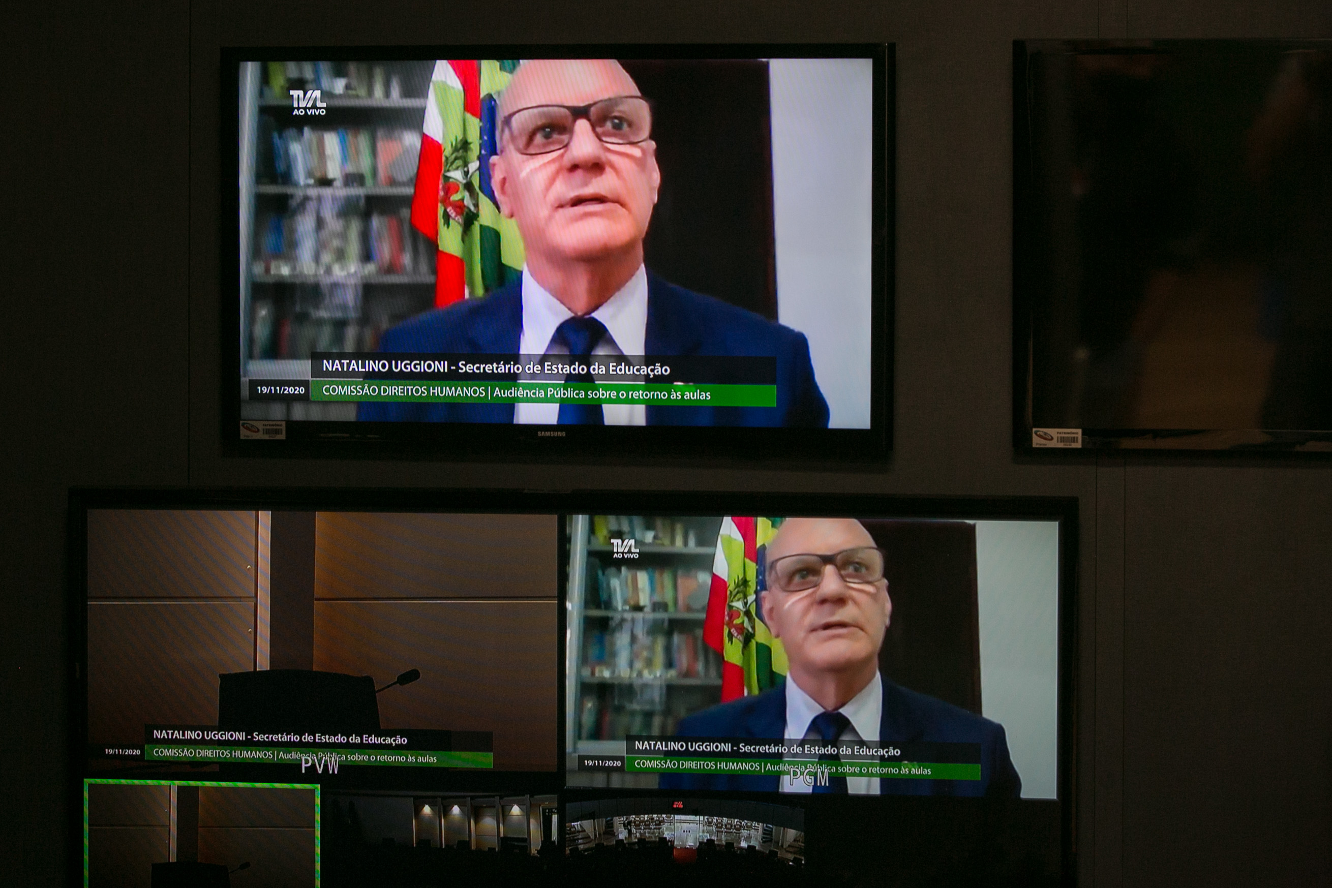 Secretário de Estado de Educação, Natalino Uggioni