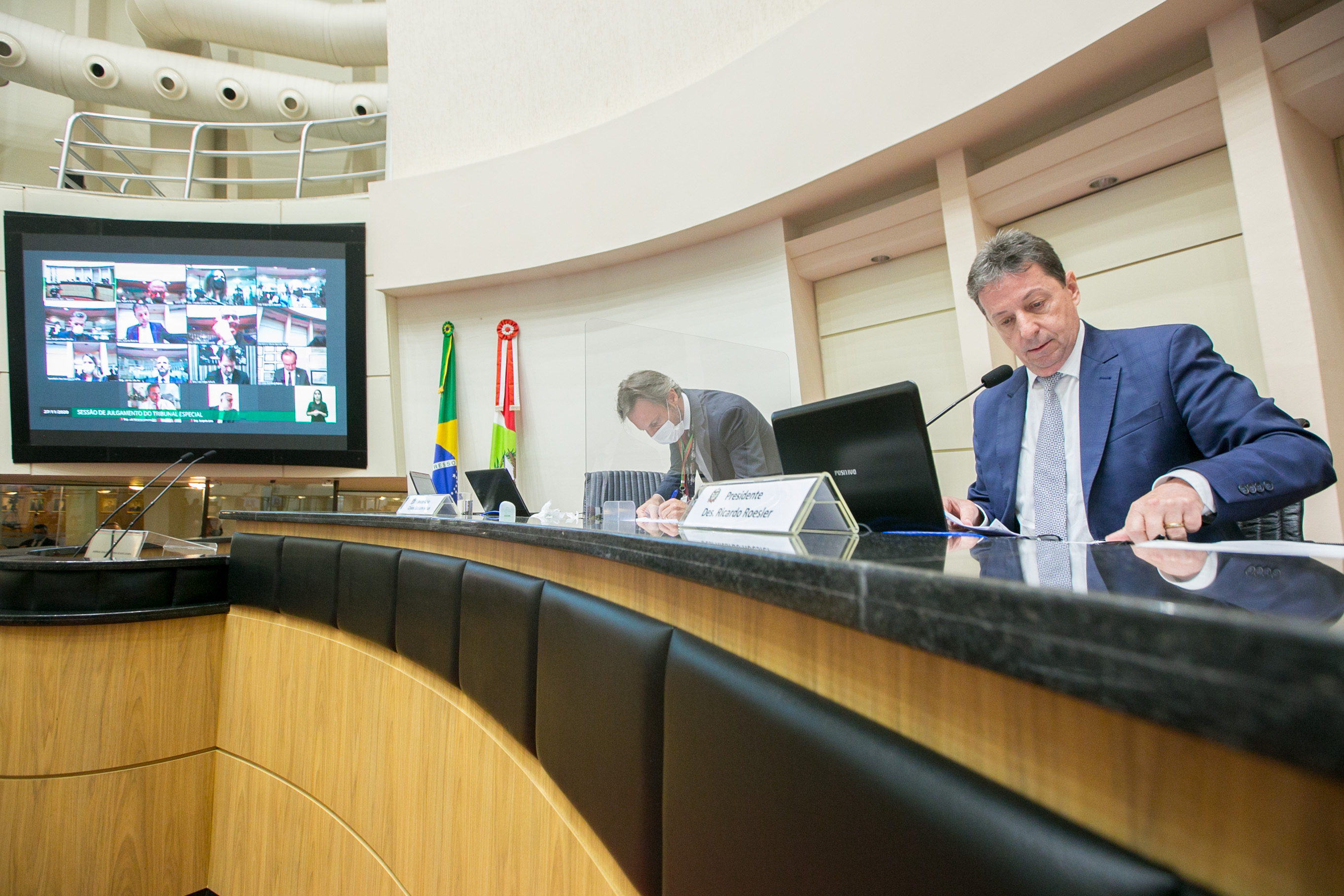 Presidente do Tribunal de Justiça, desembargador Ricardo Roesler
