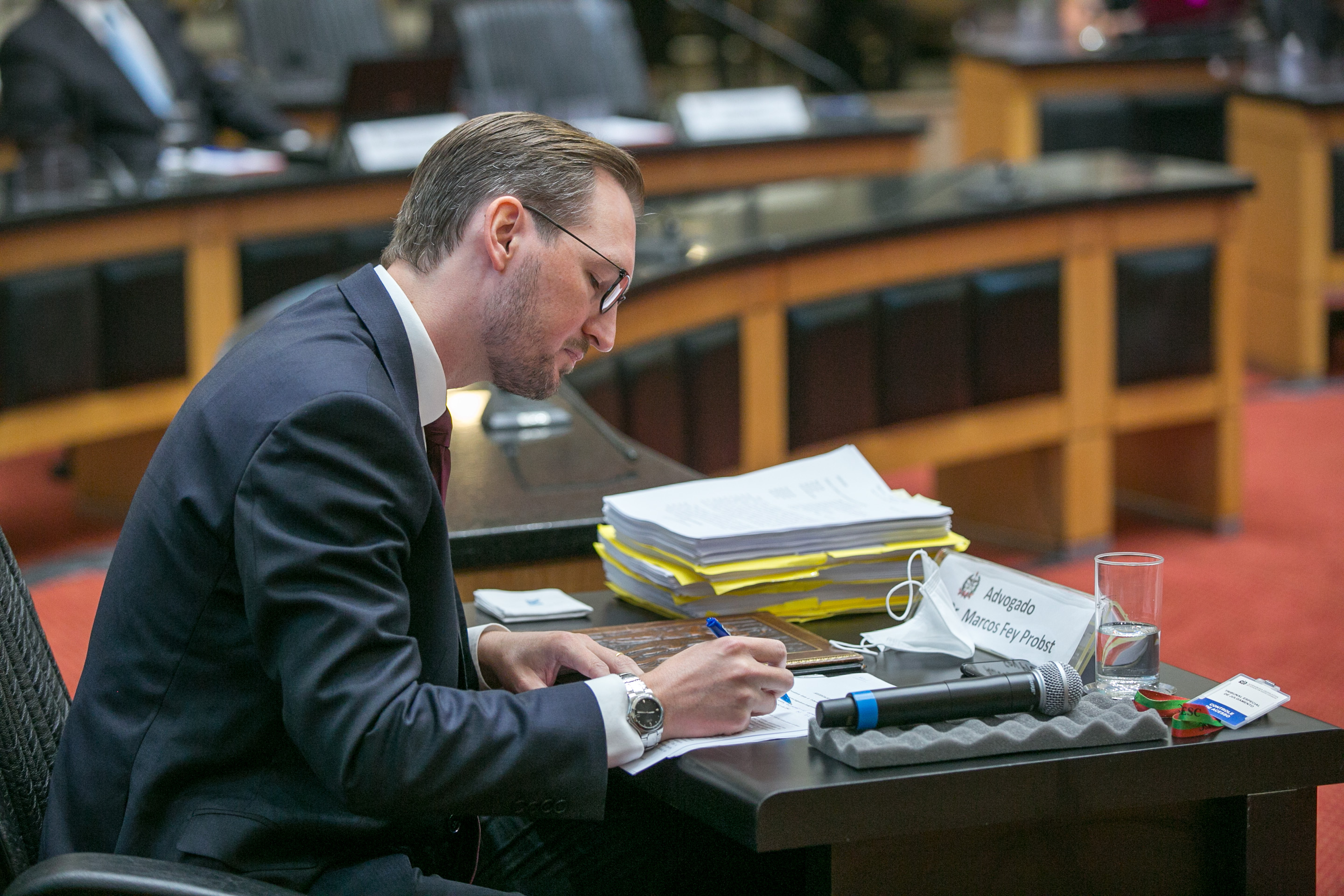 Advogado Macos Probst, defesa do governador Carlos Moisés