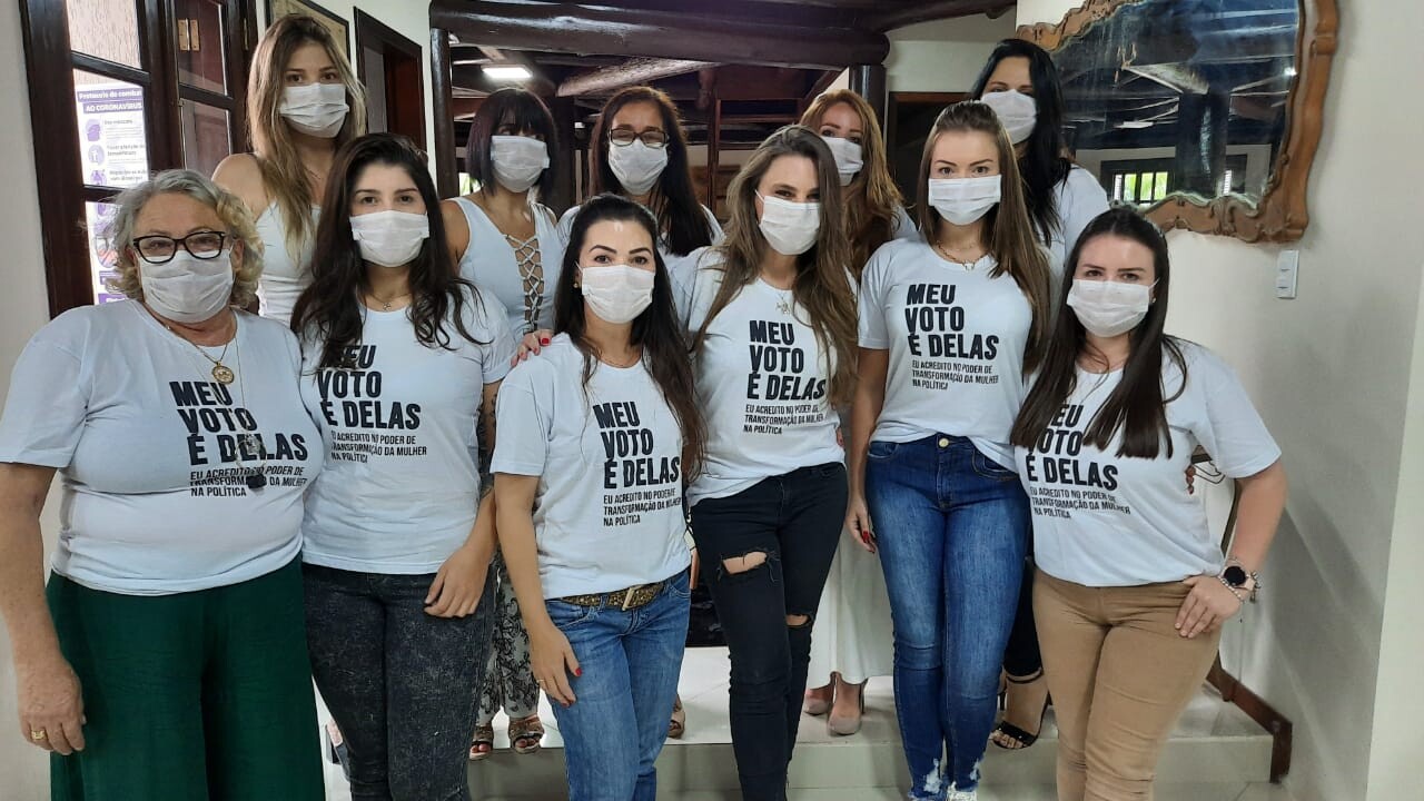 Paulinha está cada vez mais engajada na campanha “Meu Voto é Delas”