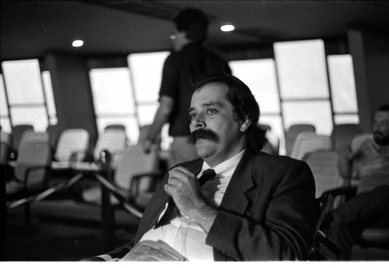 O ex-deputado, no plenário da Assembleia, em 1988. FOTO: Arquivo/Agência AL