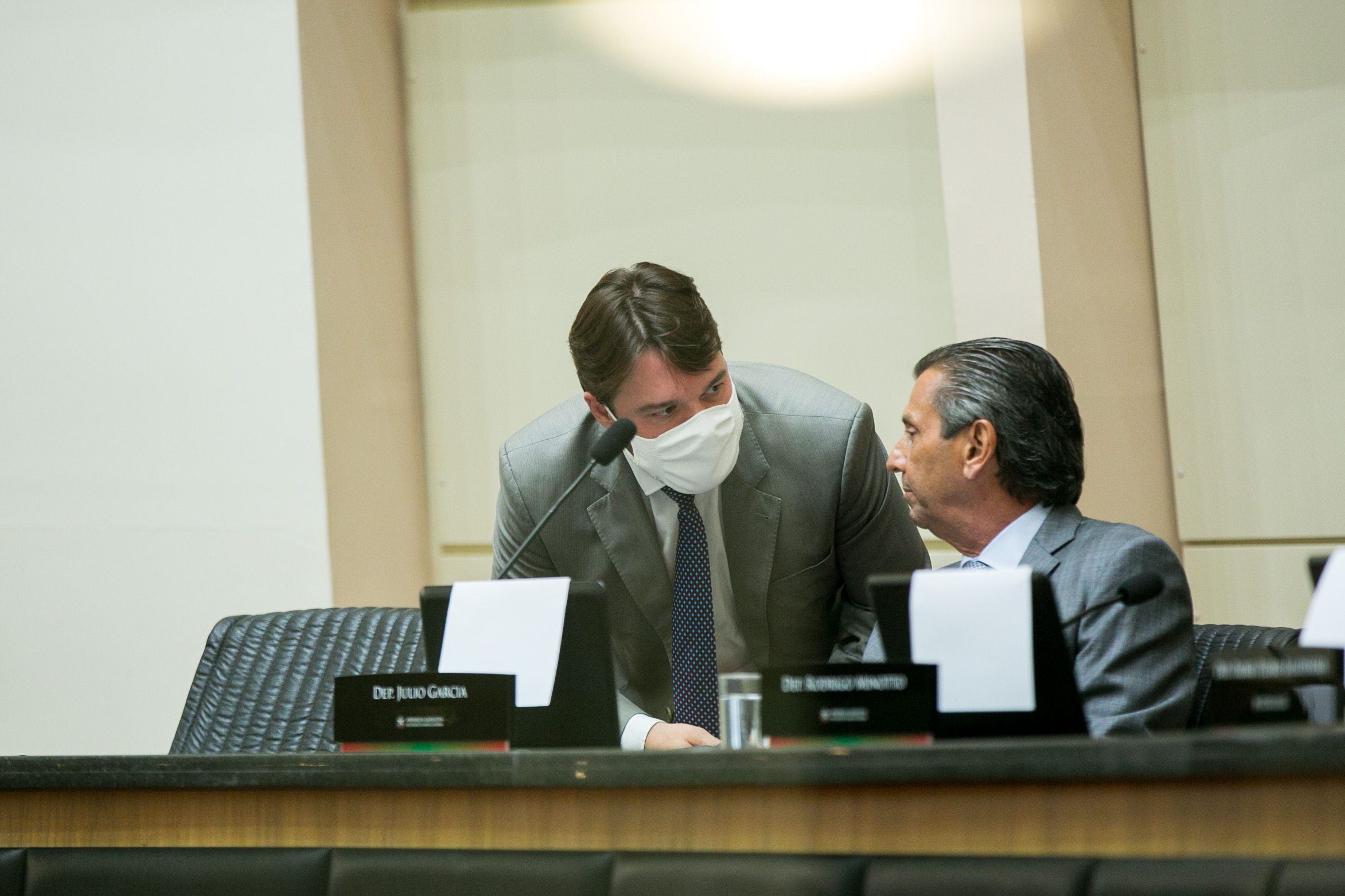 Leonardo Lorenzetti e Deputado Julio Garcia (PSD)