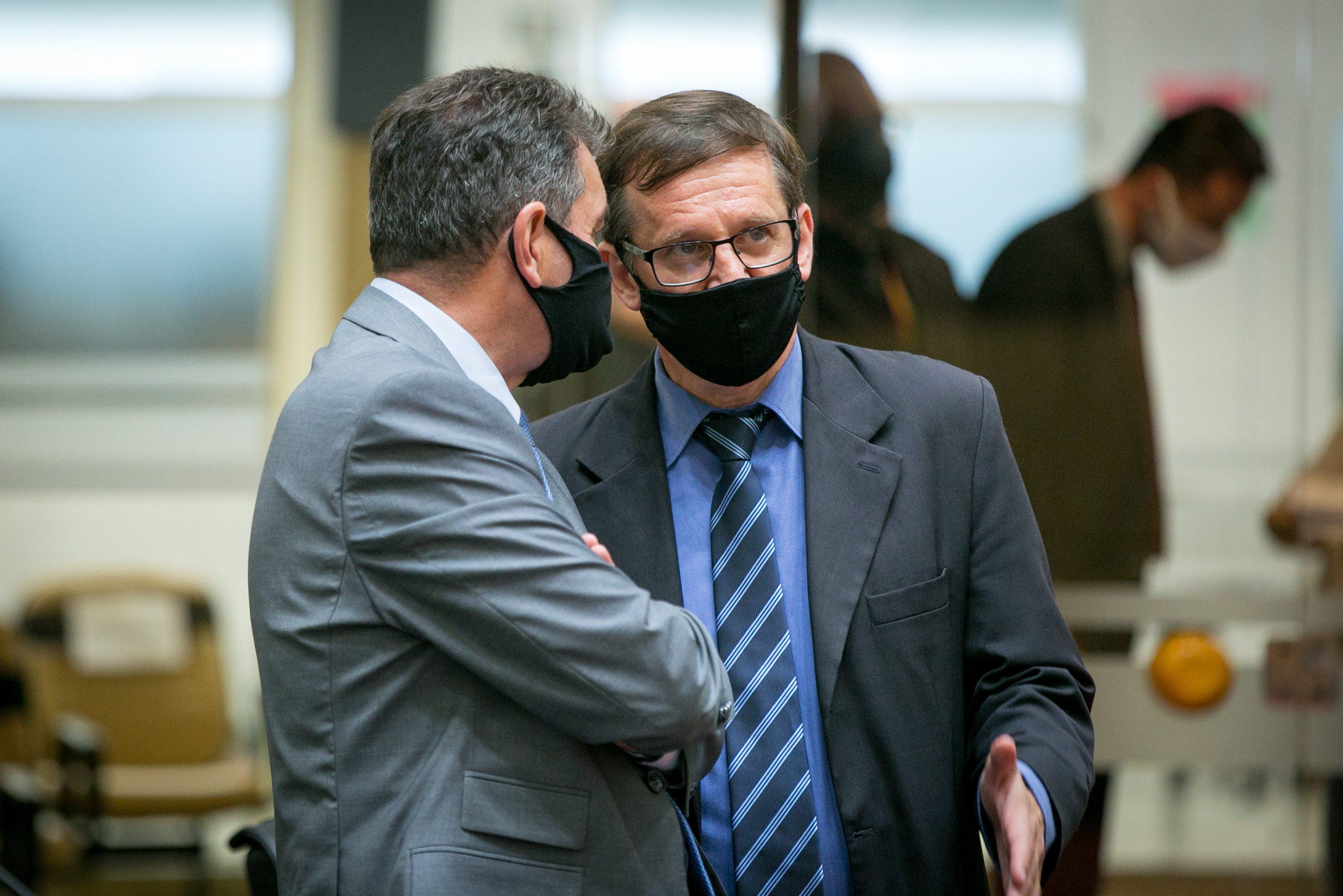 Deputado Valdir Cobalchini (MDB)  e Deputado Jair Miotto (PSC)