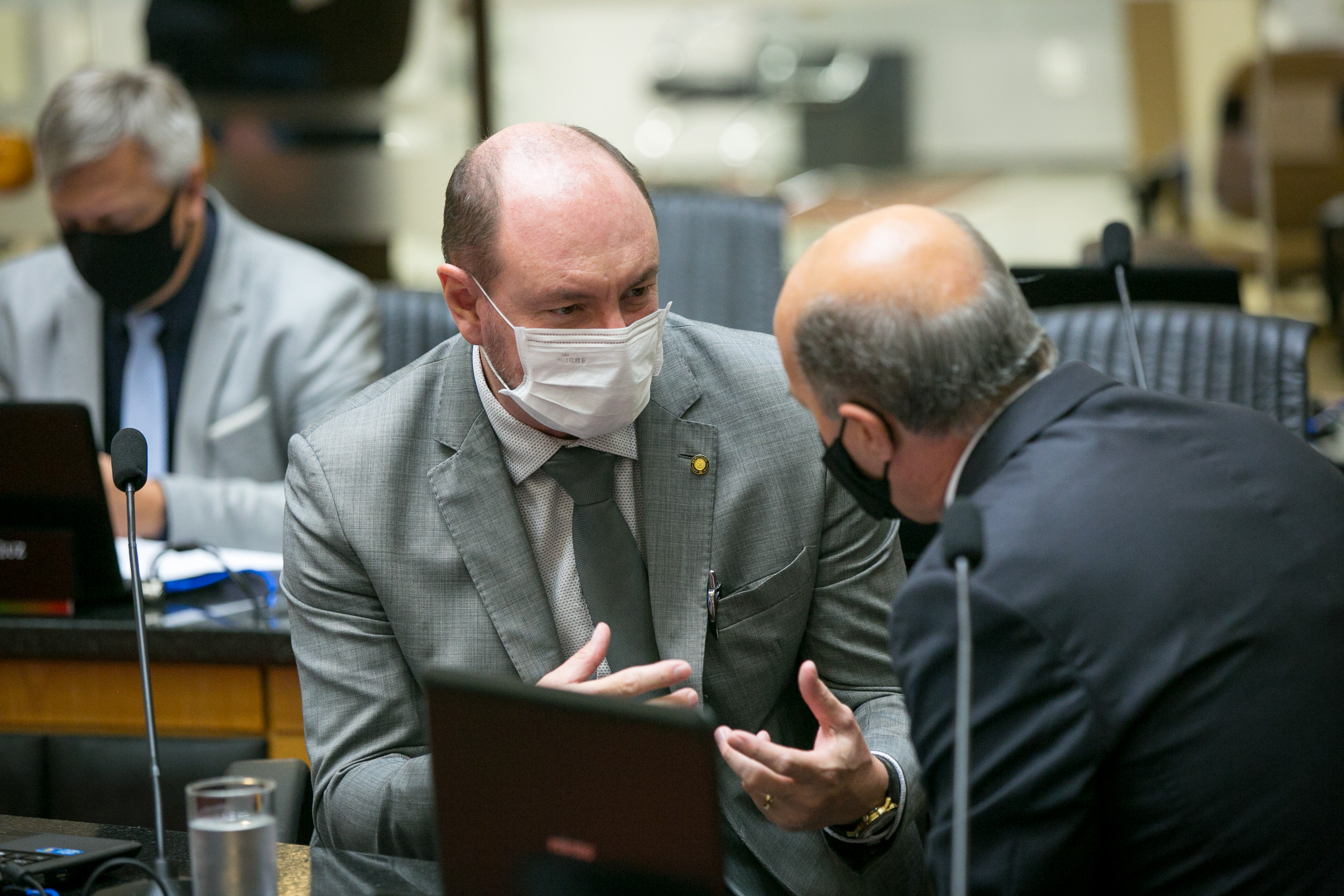Deputado Mauro de Nadal (MDB)  e Deputado José Milton Scheffer (PP)