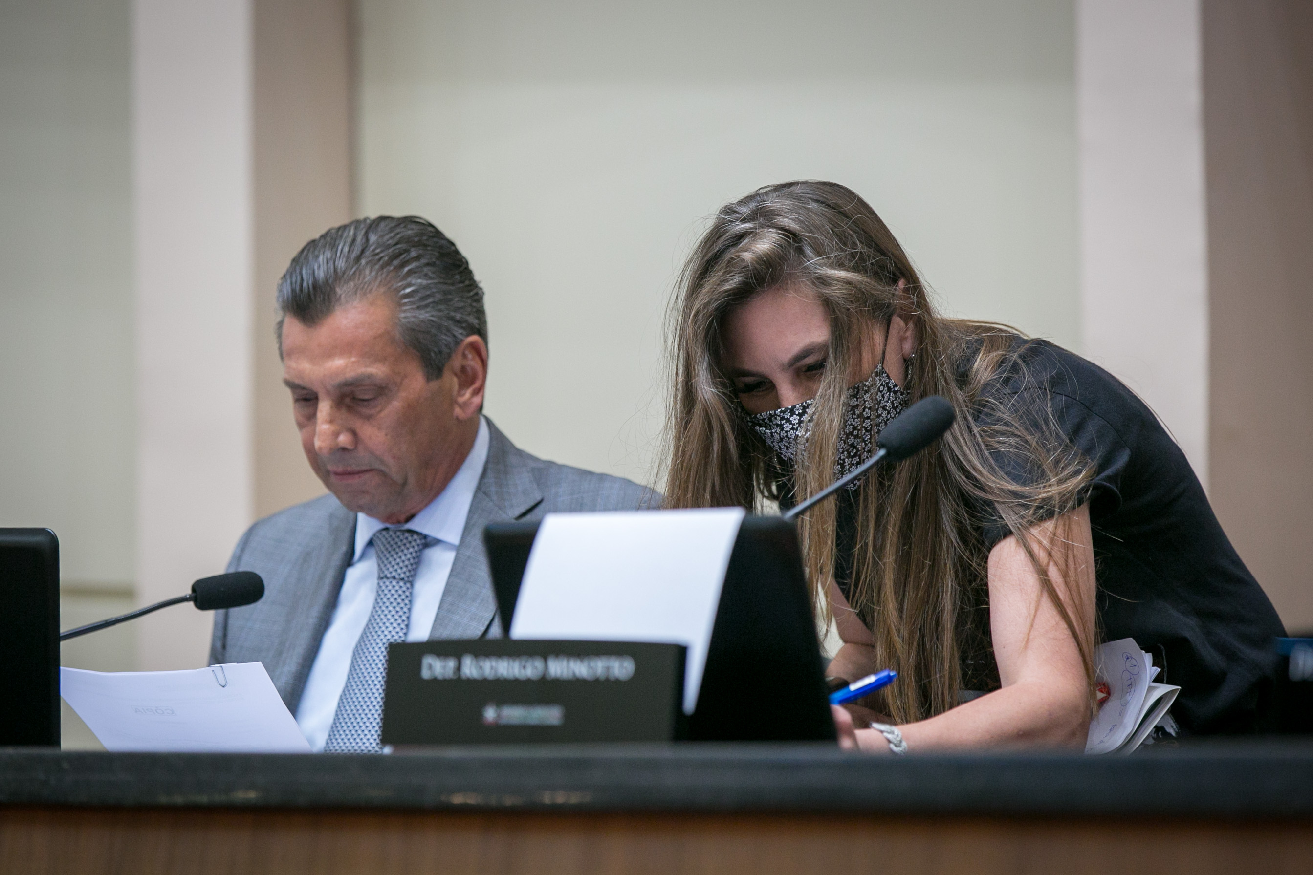 Deputado Julio Garcia (PSD) e Deputada Paulinha (PDT)