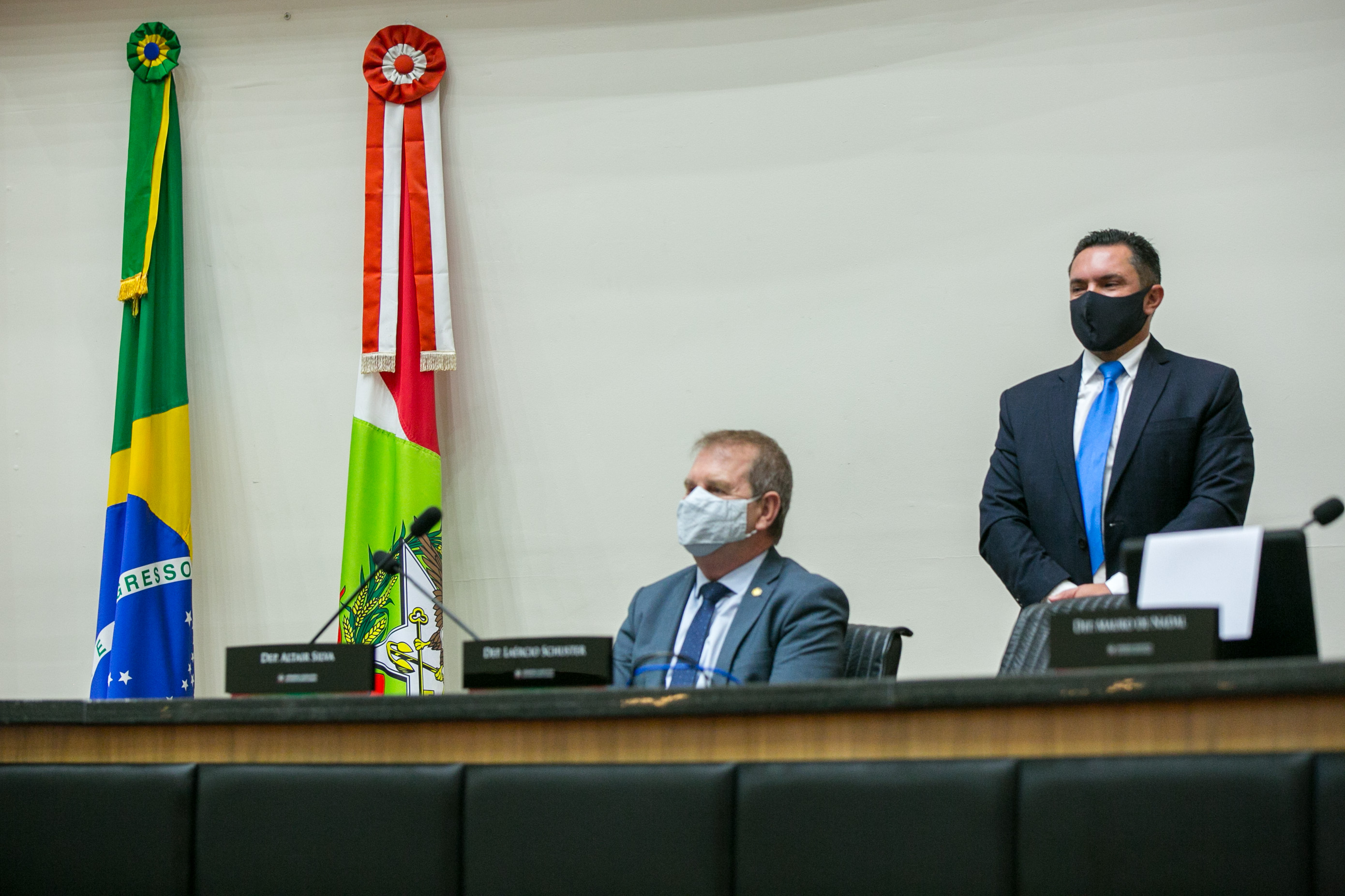 Deputado Maurício Eskudlark (PL) e Deputado Renato Pike (PL)