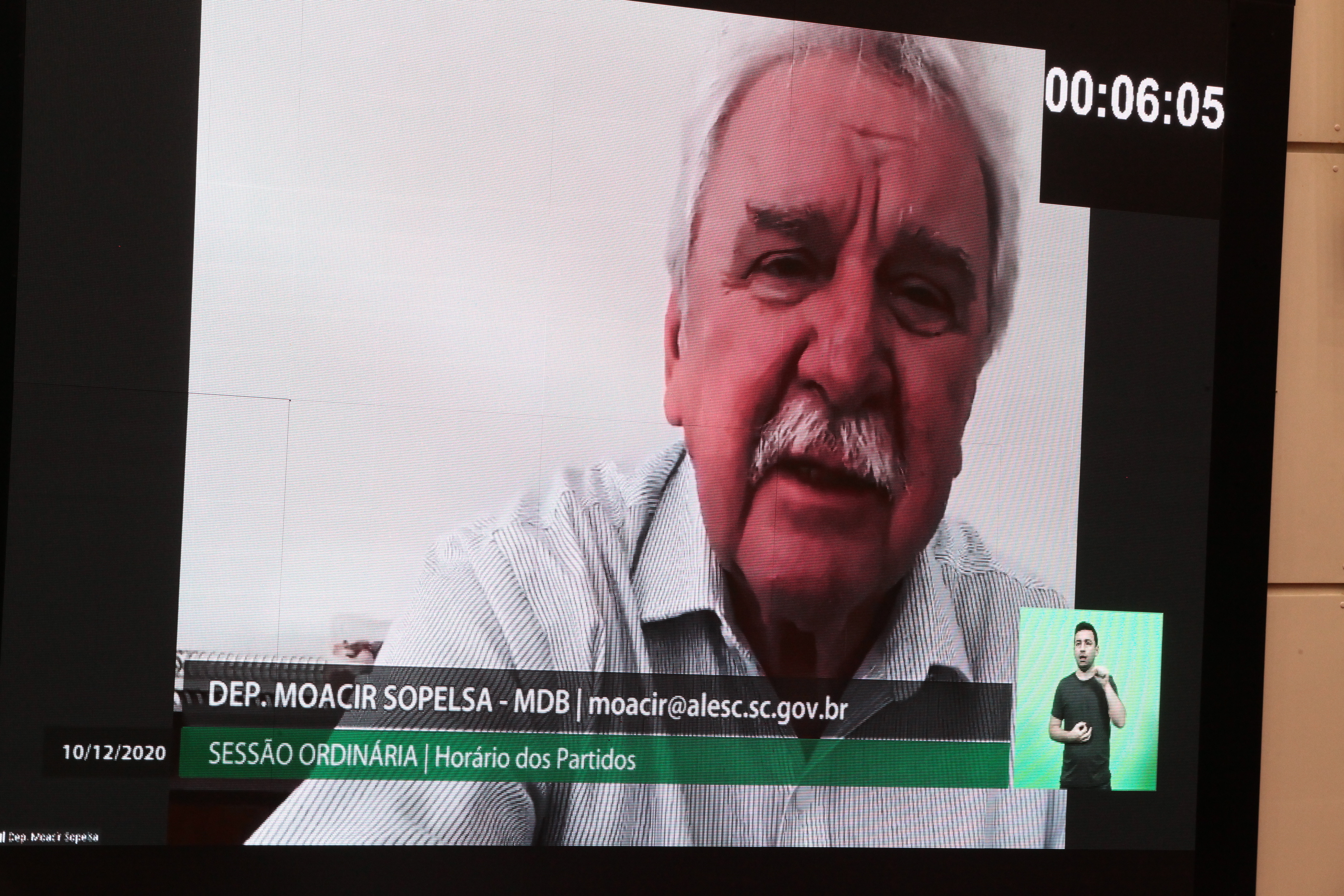 Sessão Ordinária - Deputado Moacir Sopelsa (MDB)