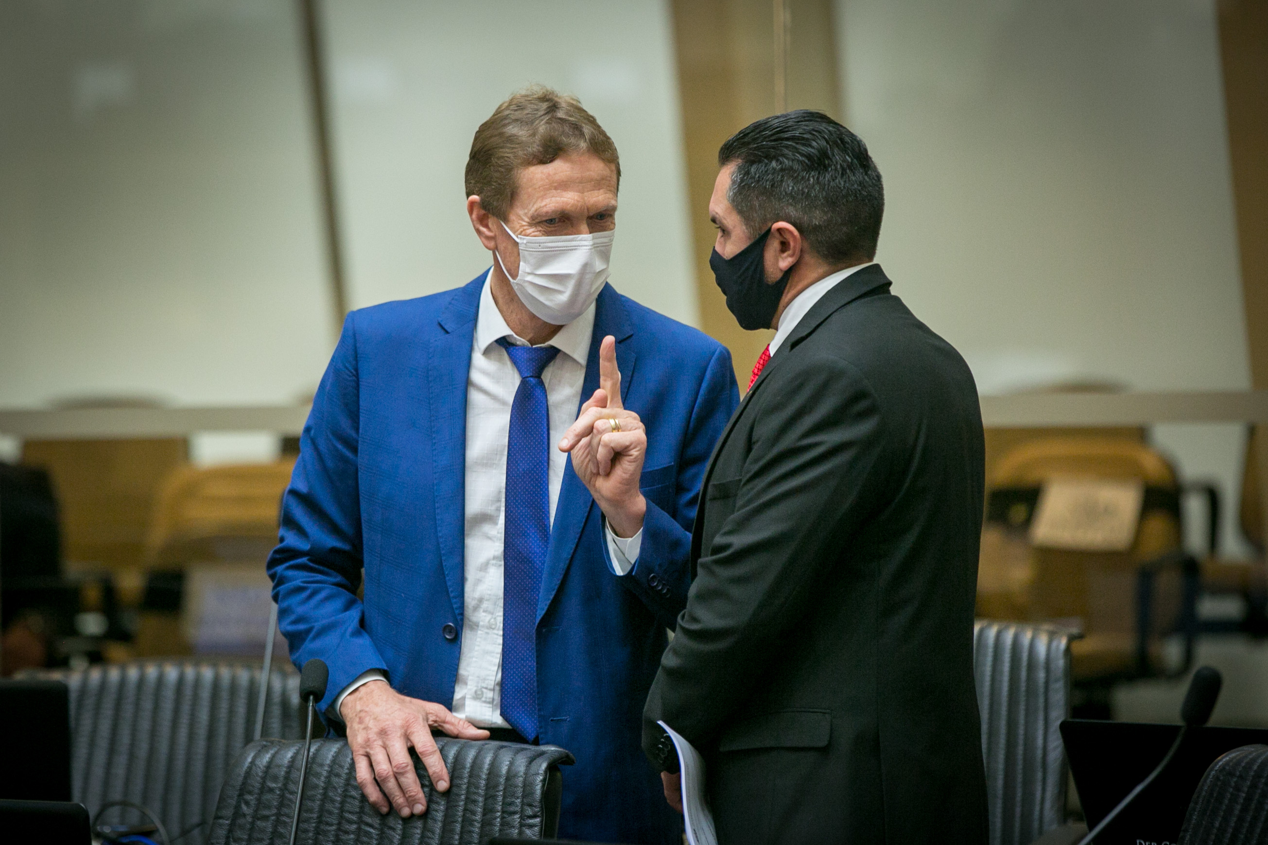 Deputado Volnei Weber (MDB) e Deputado Renato Pike (PL)