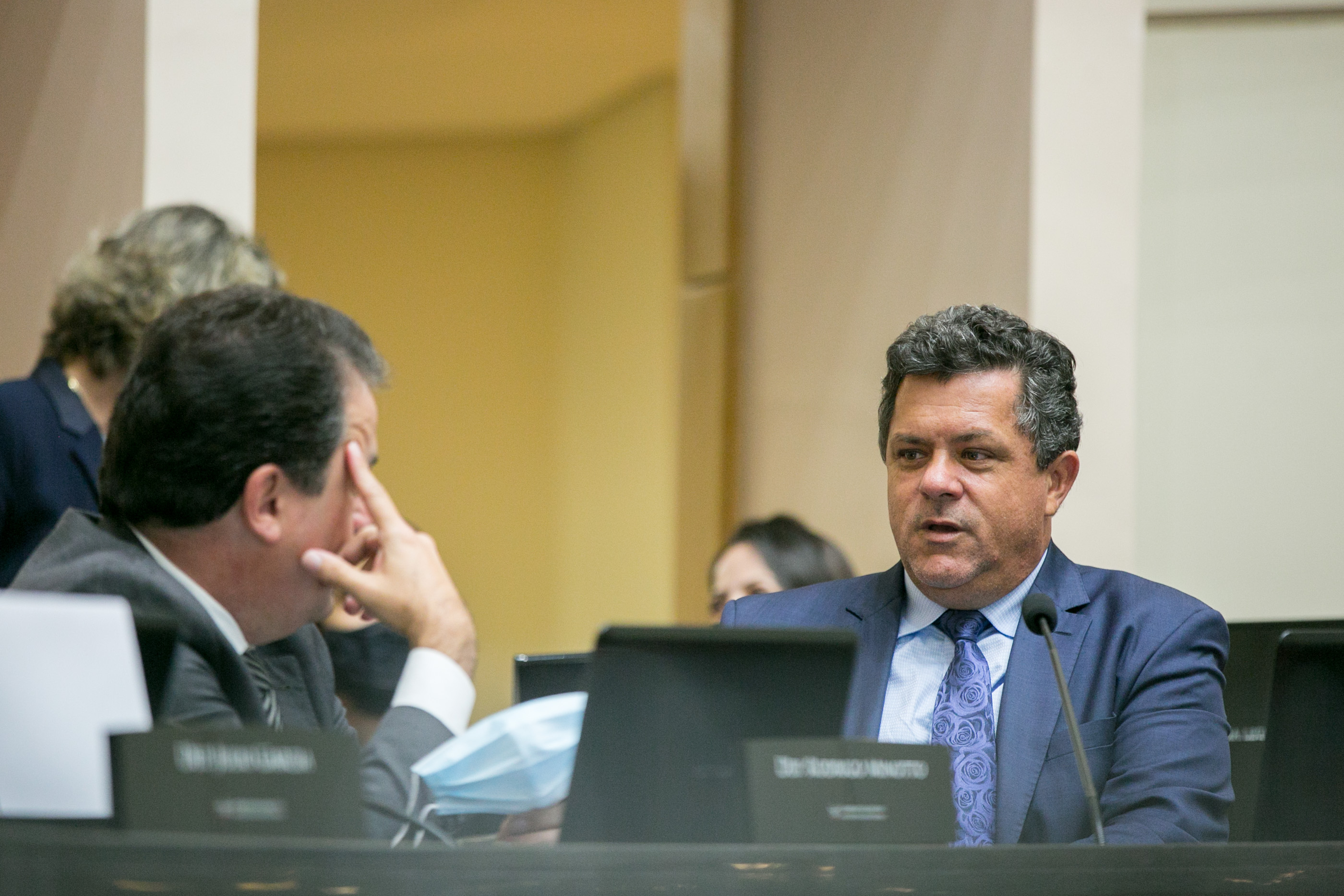 Deputado Rodrigo Minotto (PDT) e Deputado Ivan Naatz (PL)