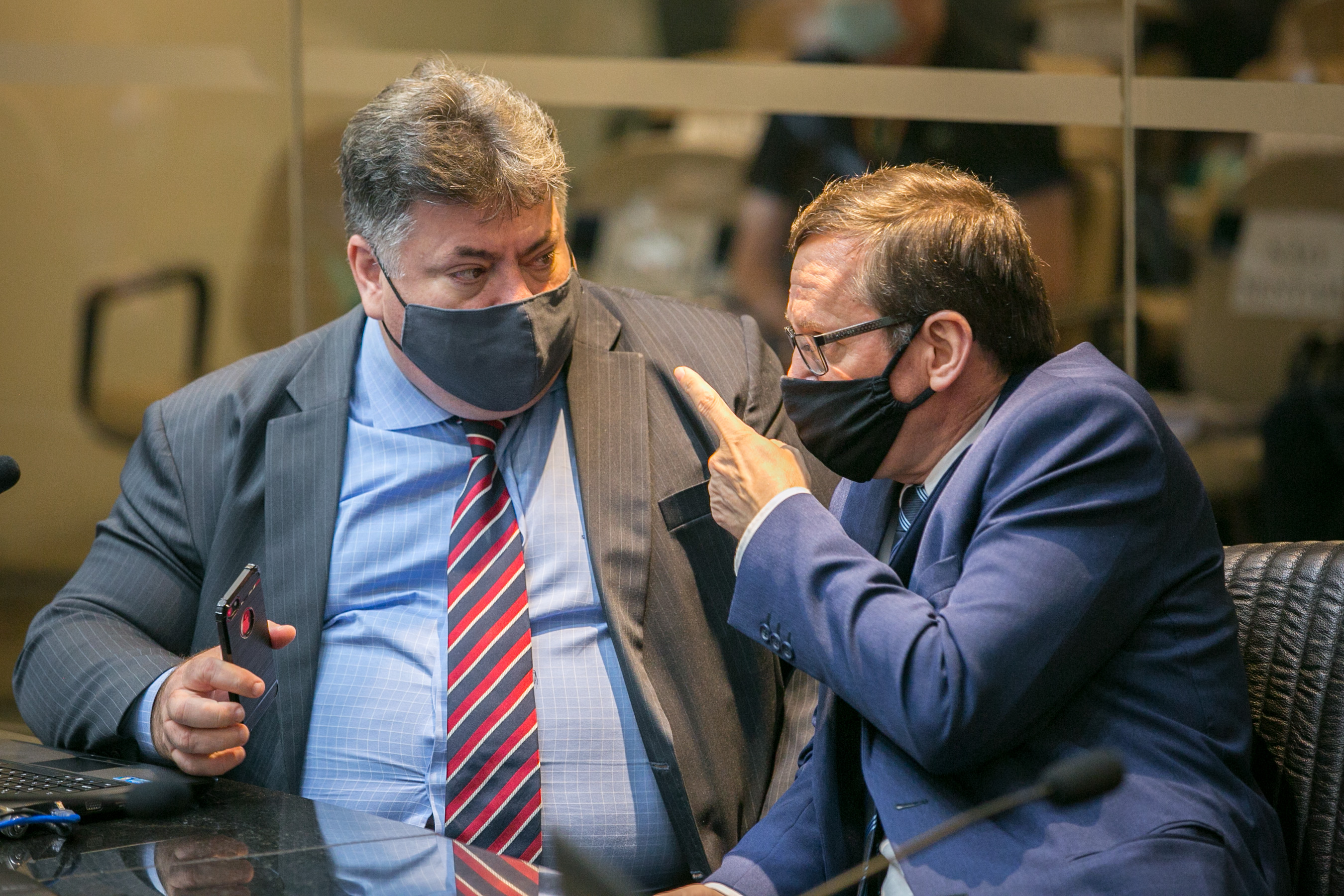 Deputado Sergio Motta (Republicanos) e Deputado Jair Miotto (PSC)