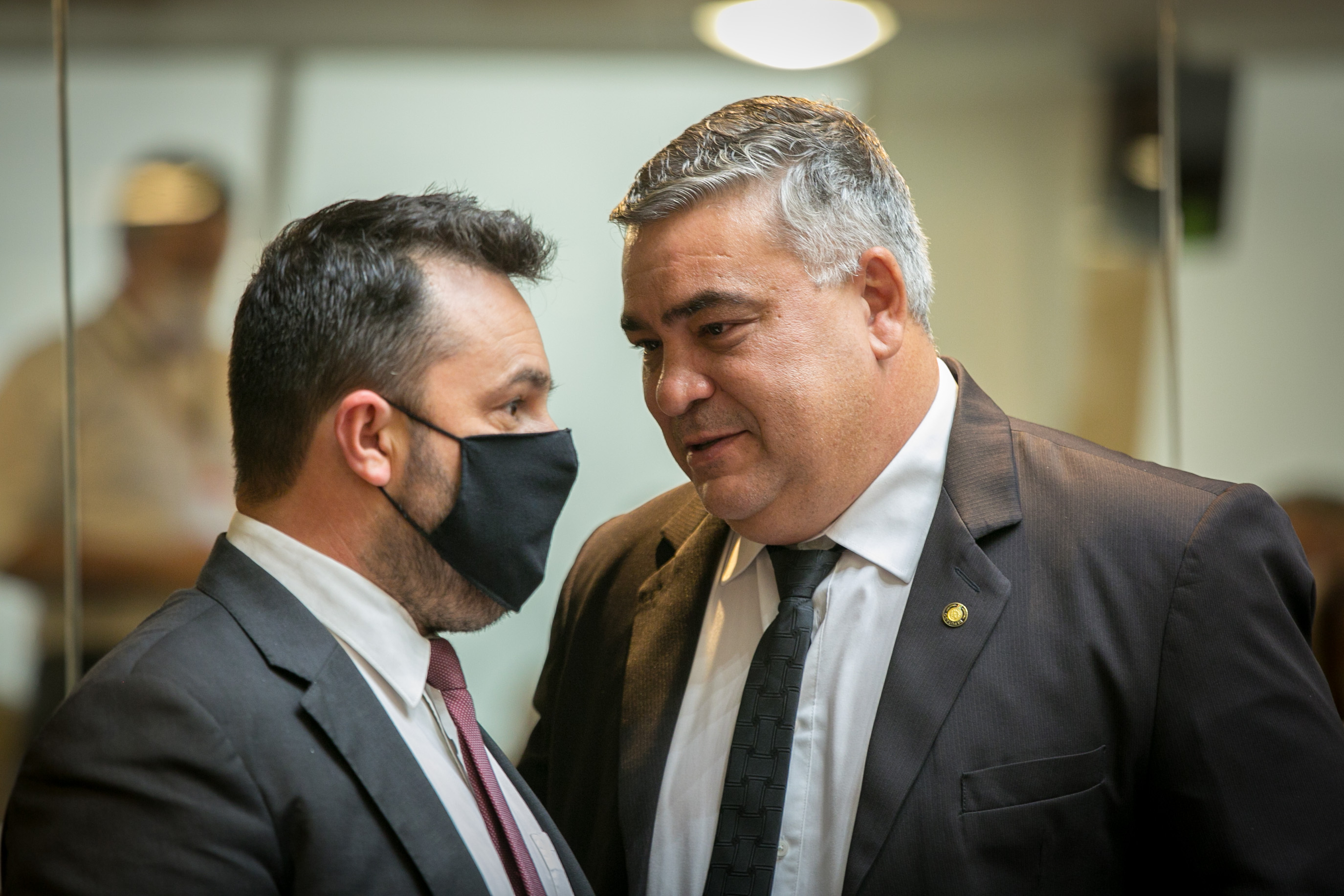 Deputado Marcius Machado (PL) e Deputado Sargento Lima (PSL)