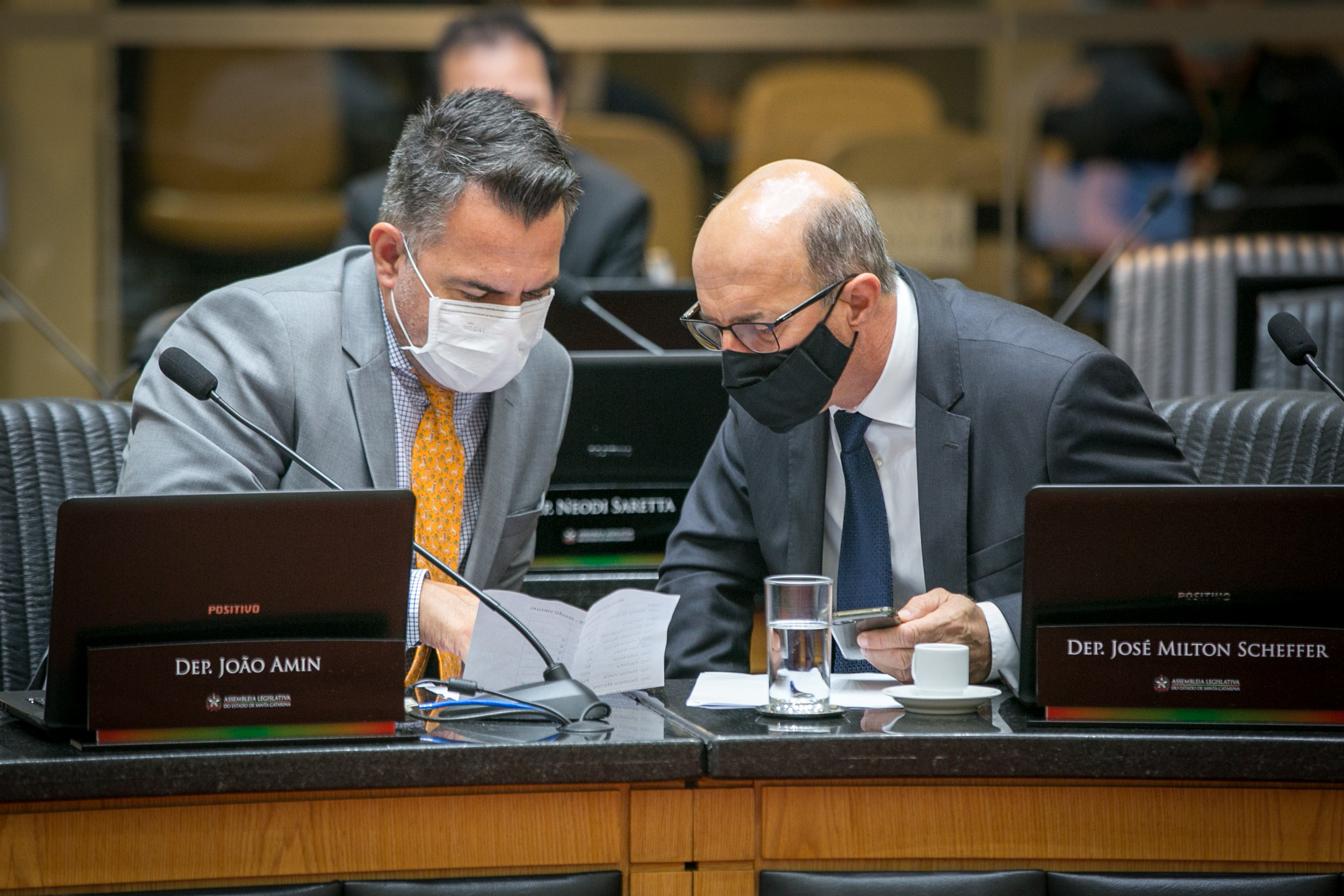 Deputado Luiz Fernando Vampiro (MDB) e Deputado José Milton Scheffer (PP)
