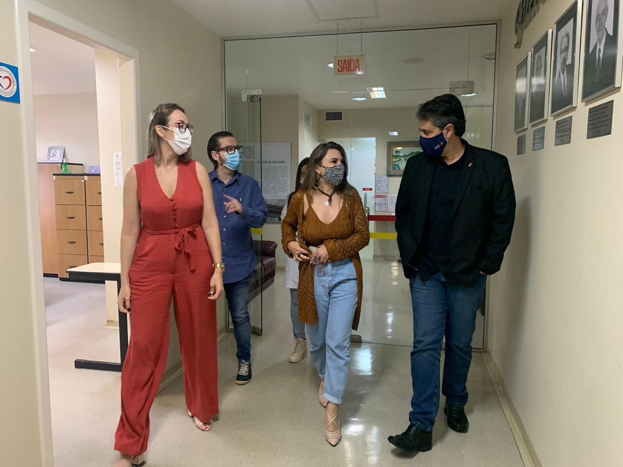 Paulinha visita Instituto de Cardiologia de Santa Catarina