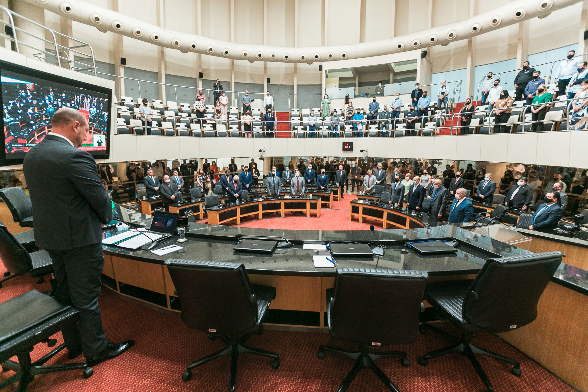 SESSÃO PREPARATÓRIA – Eleição do presidente Mauro de Nadal