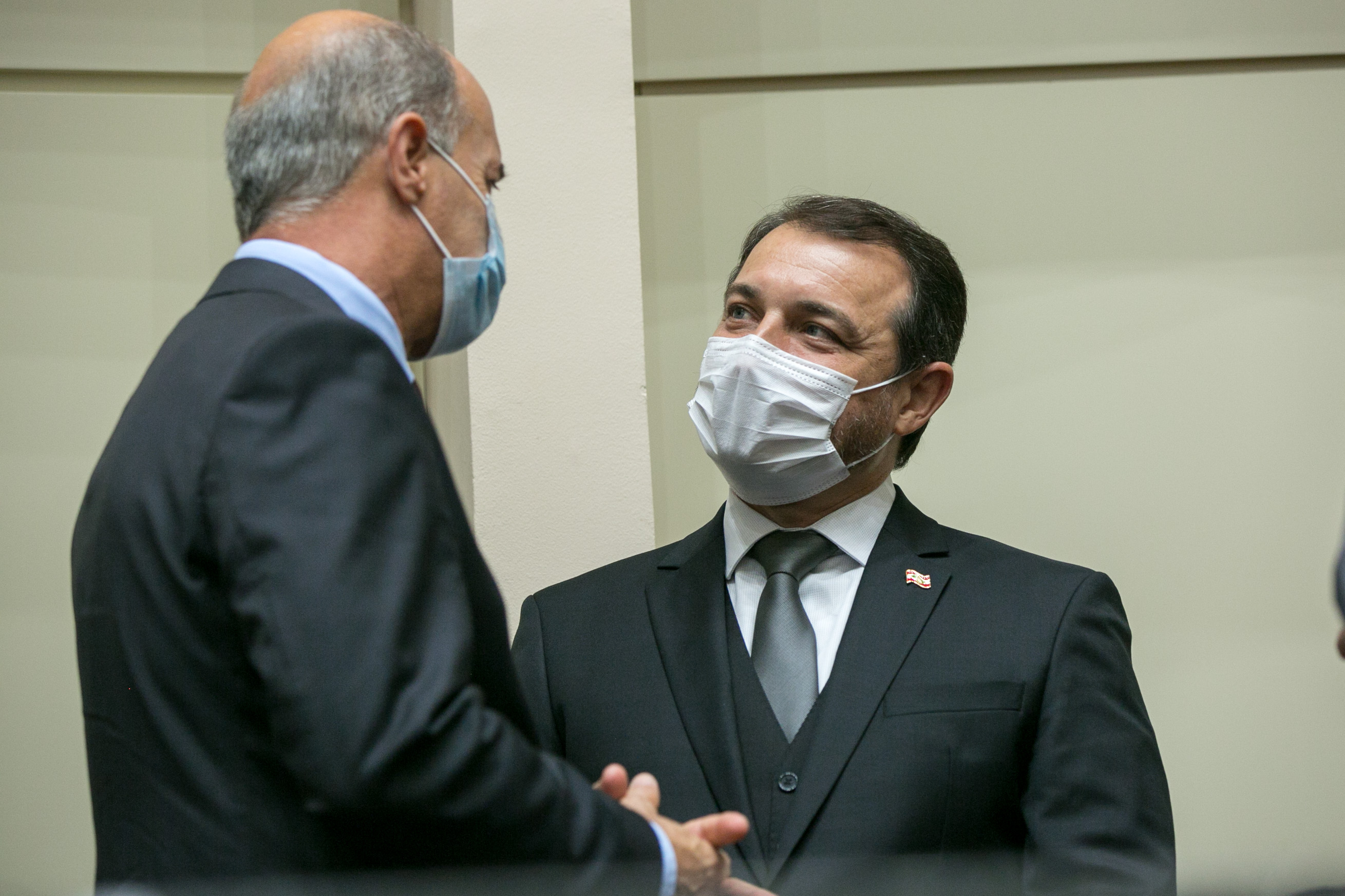 Deputado José Milton Scheffer (PP) e Governador Carlos Moisés