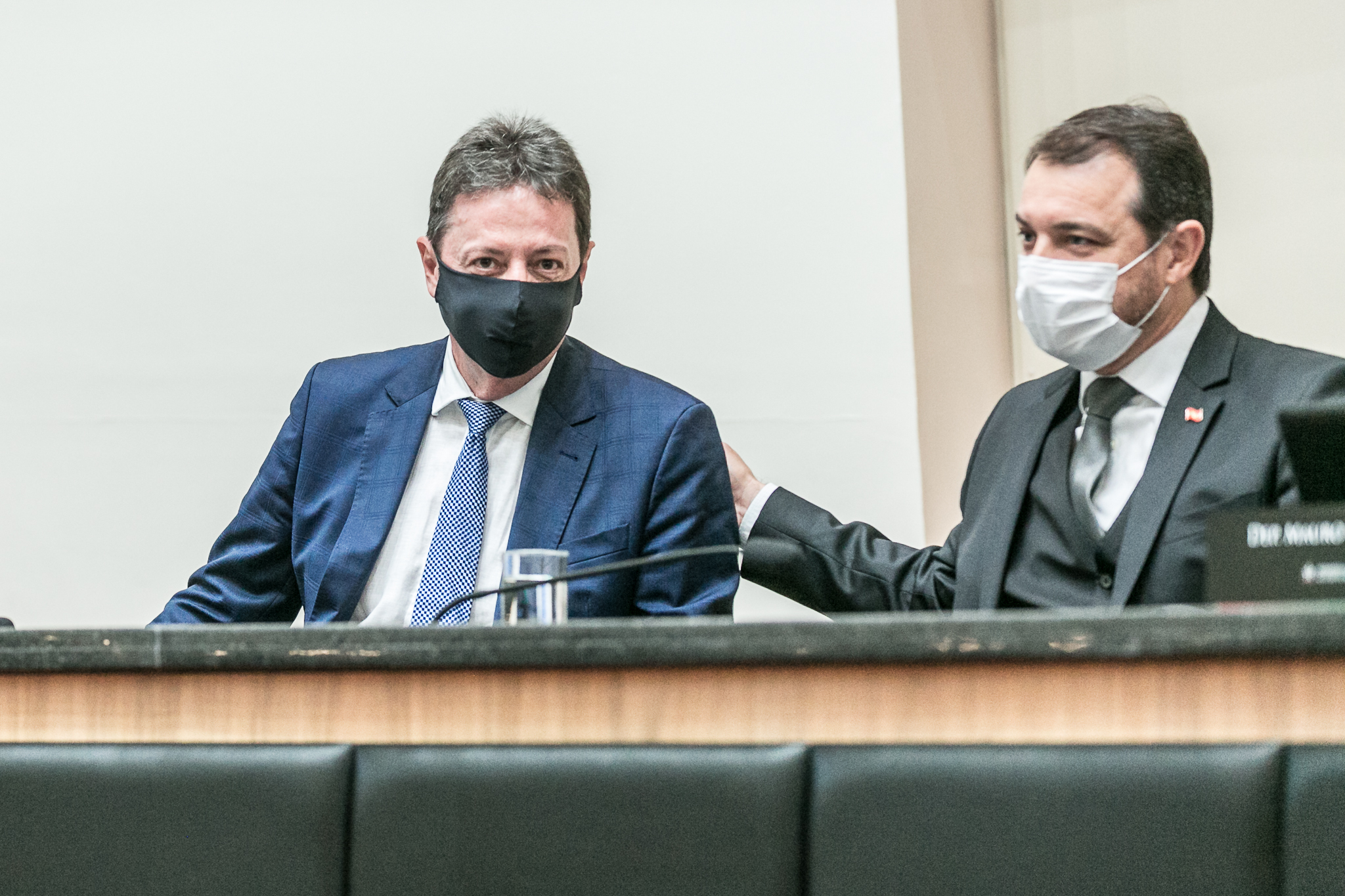 Governador Carlos Moisés e Desembargador Ricardo Roesler