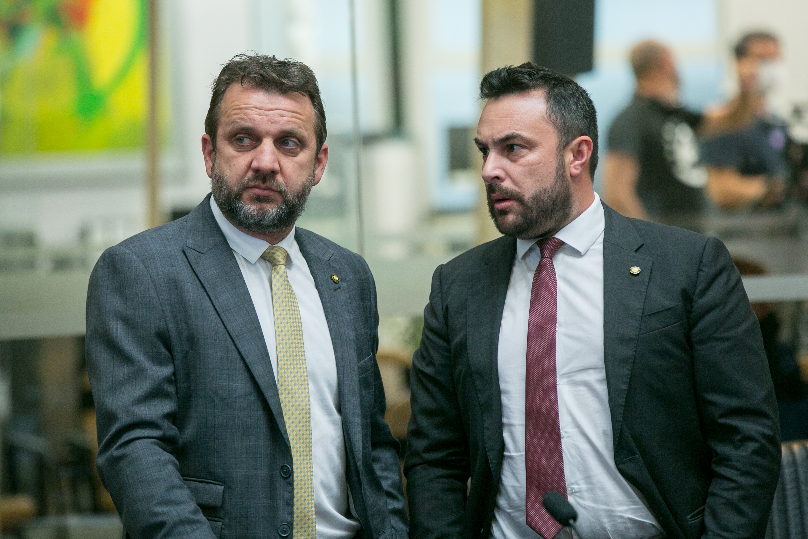 Deputado Jerry Comper (MDB) e Deputado Marcius Machado (PL)