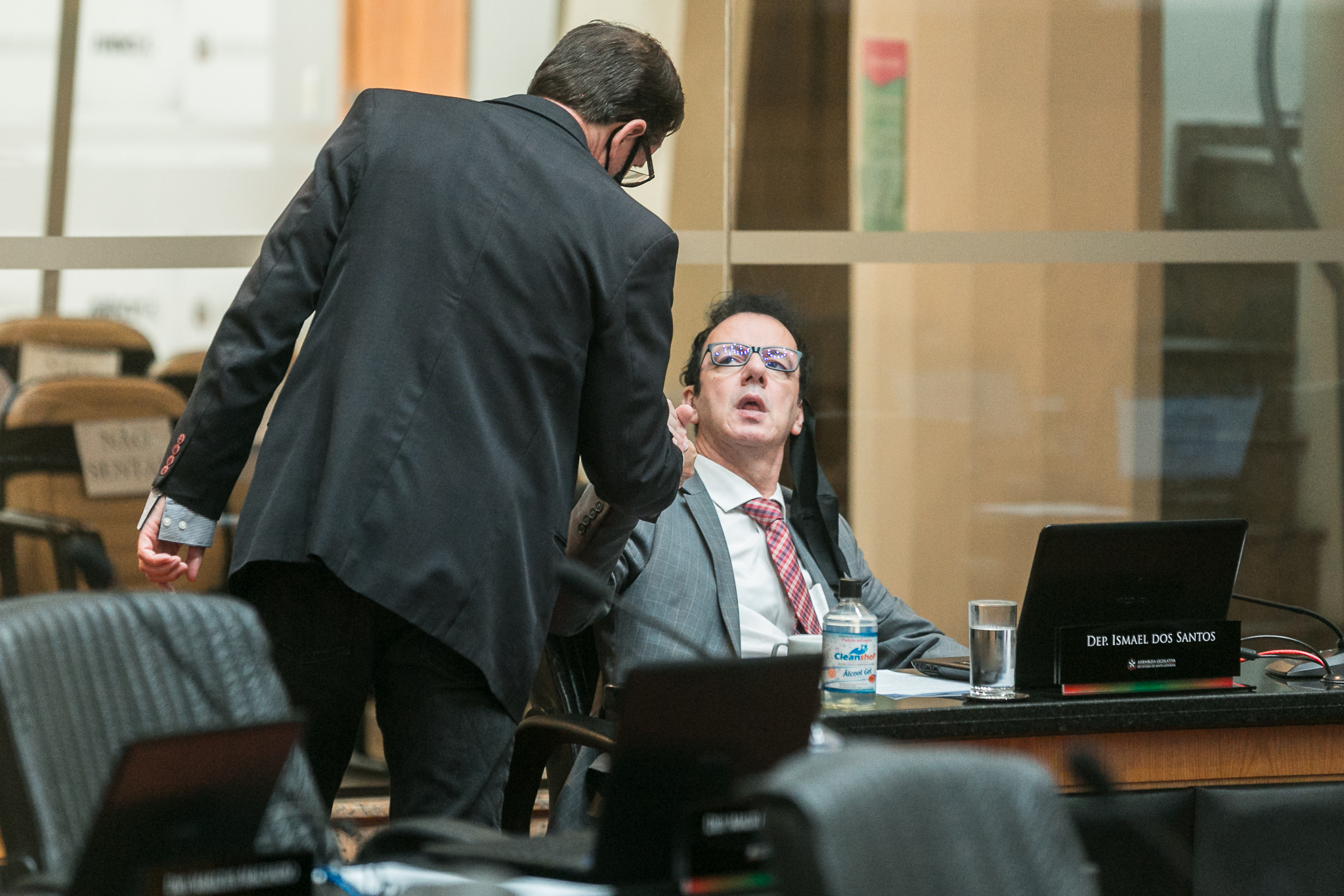 Deputado Ismael Santos (PSD) e Deputado Jair Miotto (PSC)