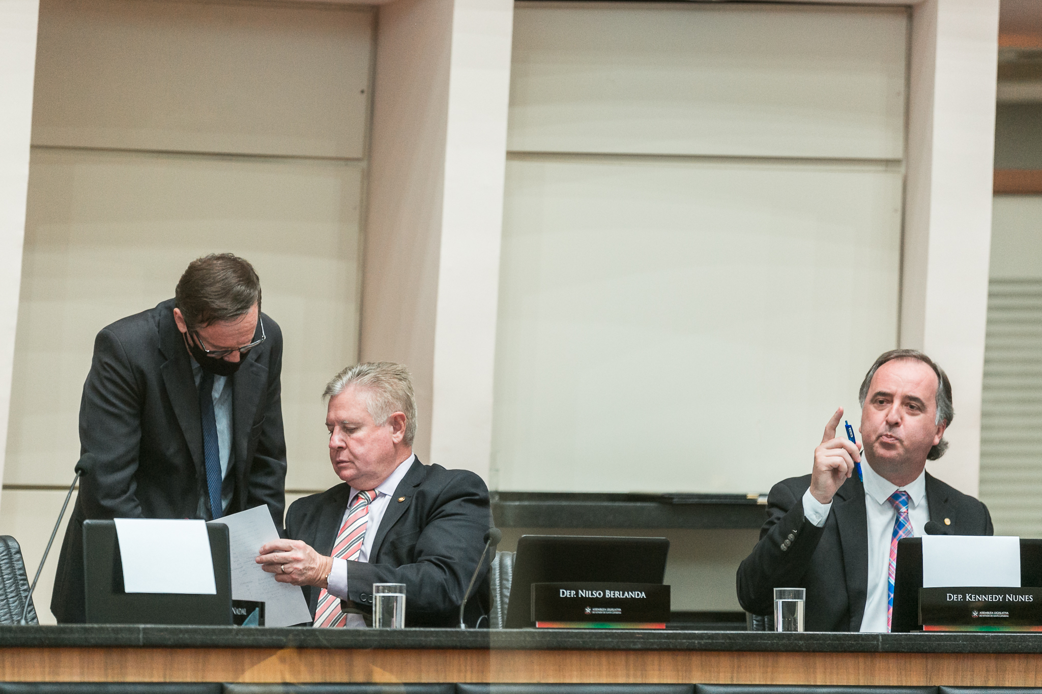 Deputado Nilso Berlanda (PL) e Deputado Jair Miotto (PSC)