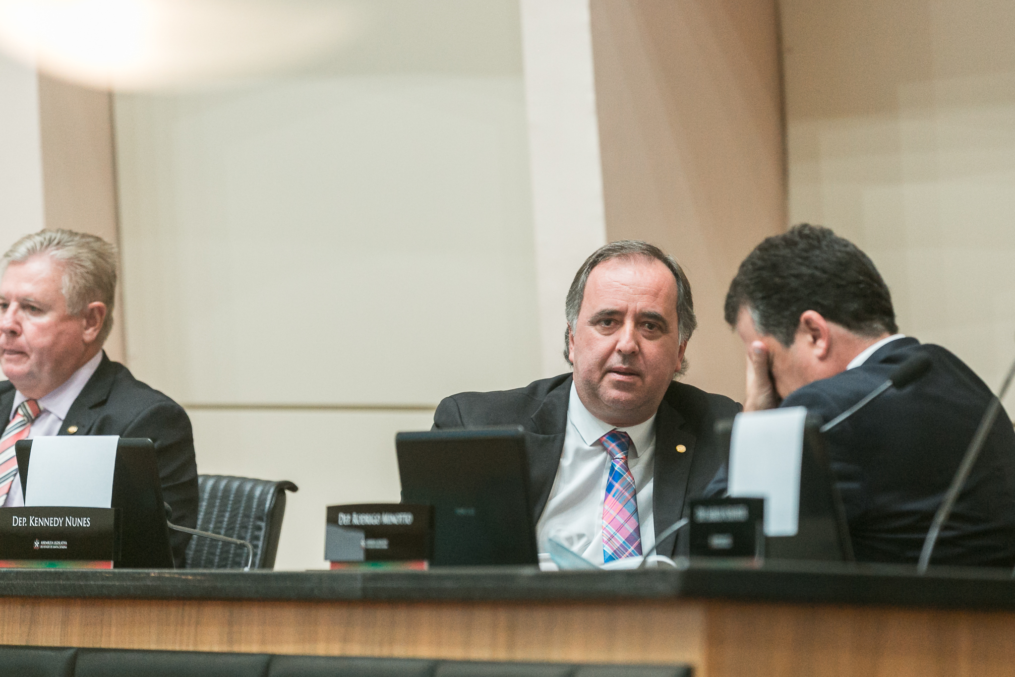 Deputado Rodrigo Minotto (PDT) e Deputado Kennedy Nunes (PSD)