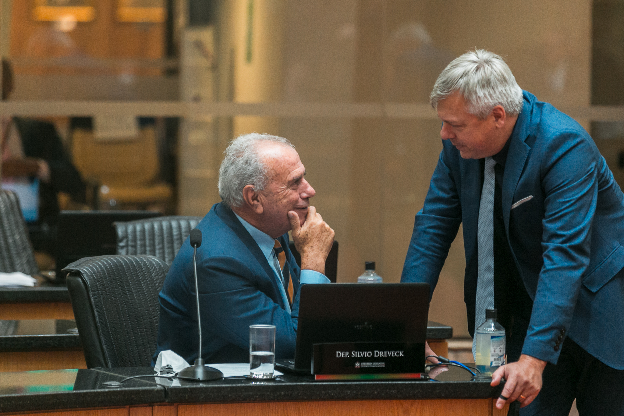 Deputado Nazareno Martins (PSB) e Deputado Fabiano da Luz (PT)