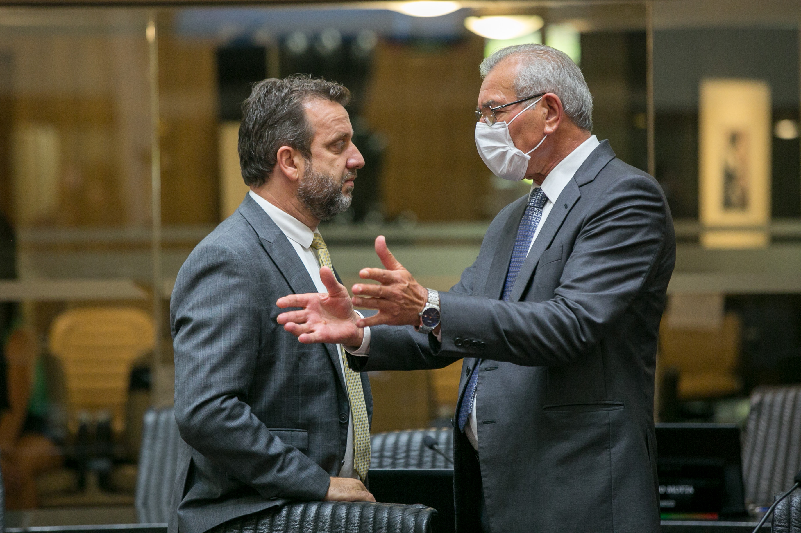 Deputado Jerry Comper (MDB) e Deputado Silvio Dreveck (PP)