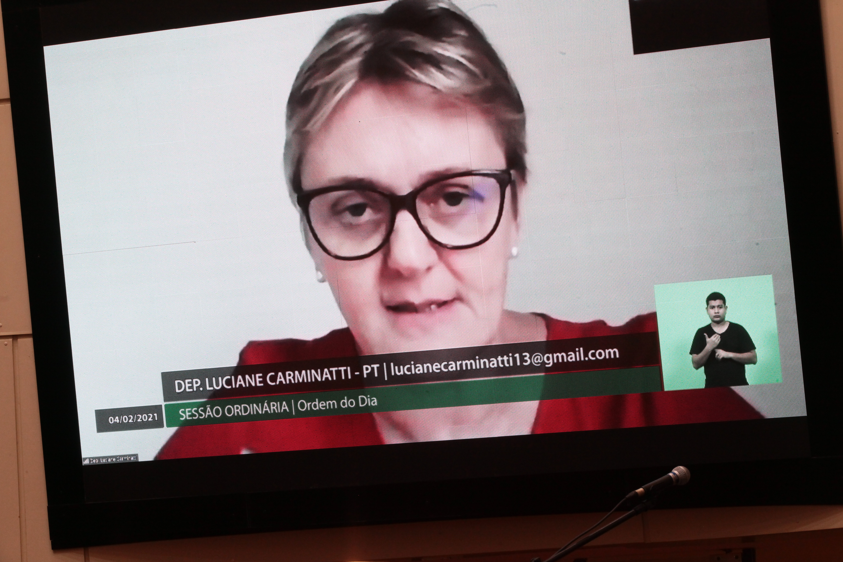 Sessão Ordinária - Deputada Luciane Carminatti (PT)