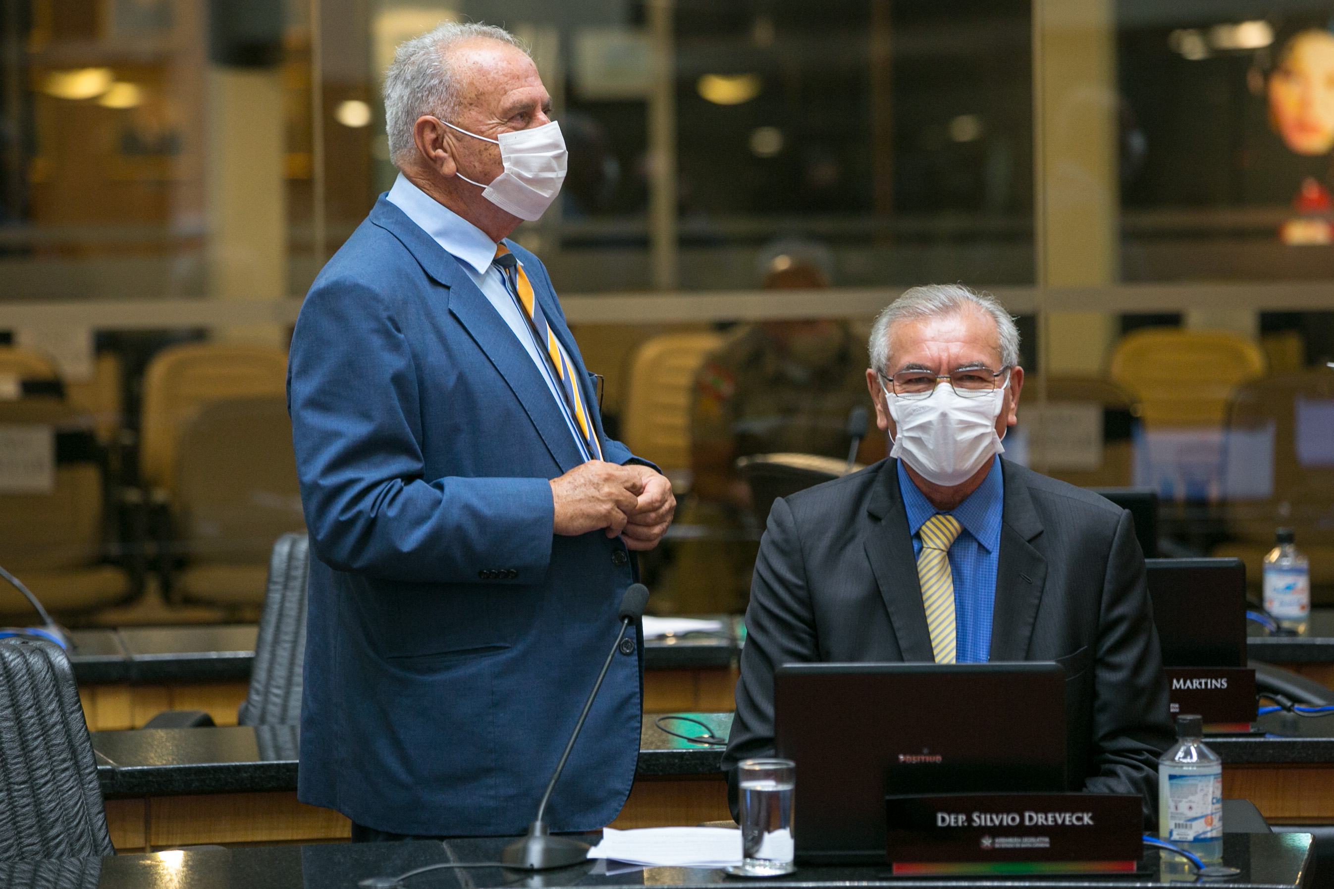 Deputado Nazareno Martins (PSB) e Deputado Silvio Dreveck (PP)
