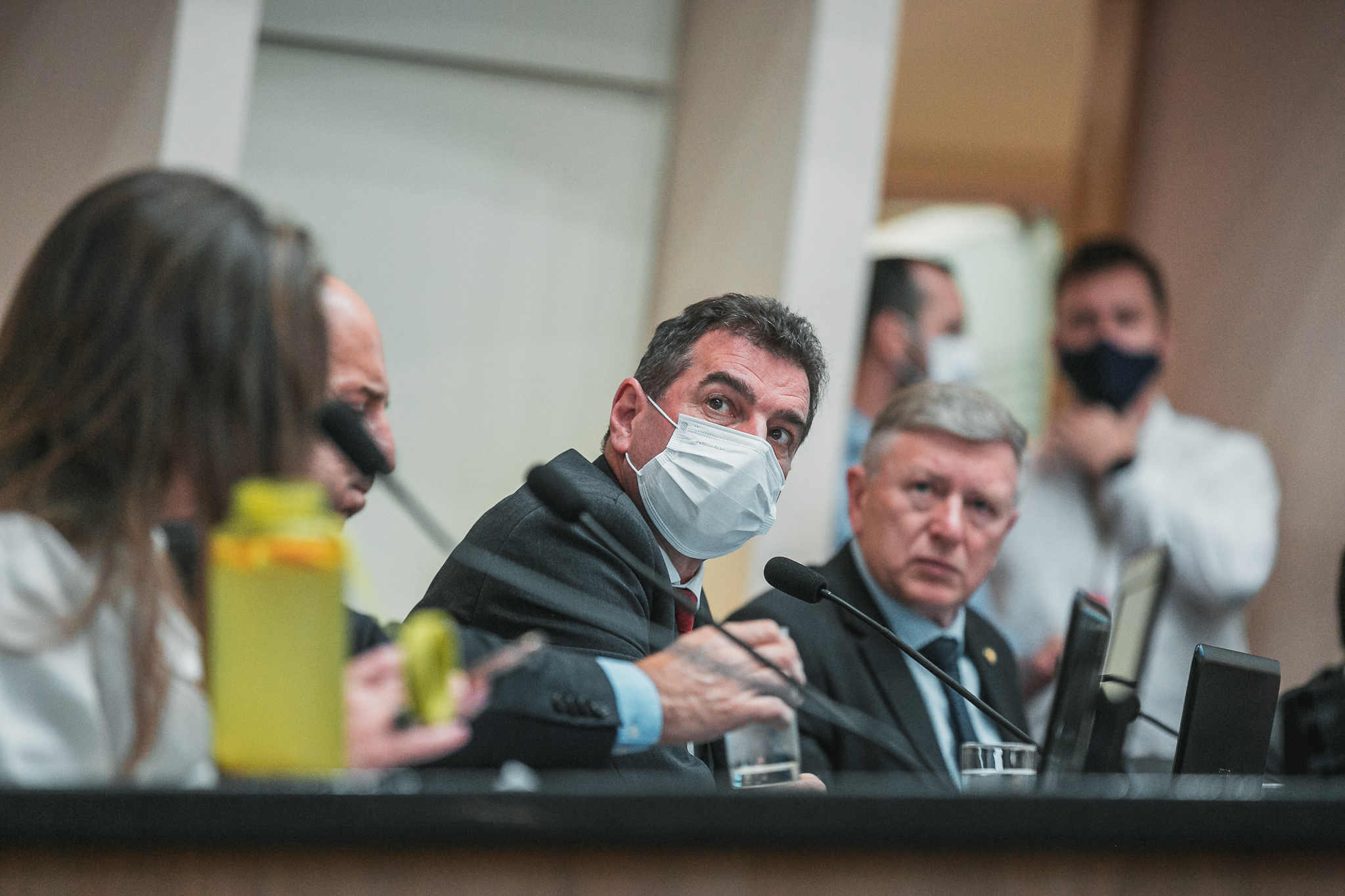 Deputado Valdir Cobalchini (MDB) e Deputado Milton Hobus (PSD)
