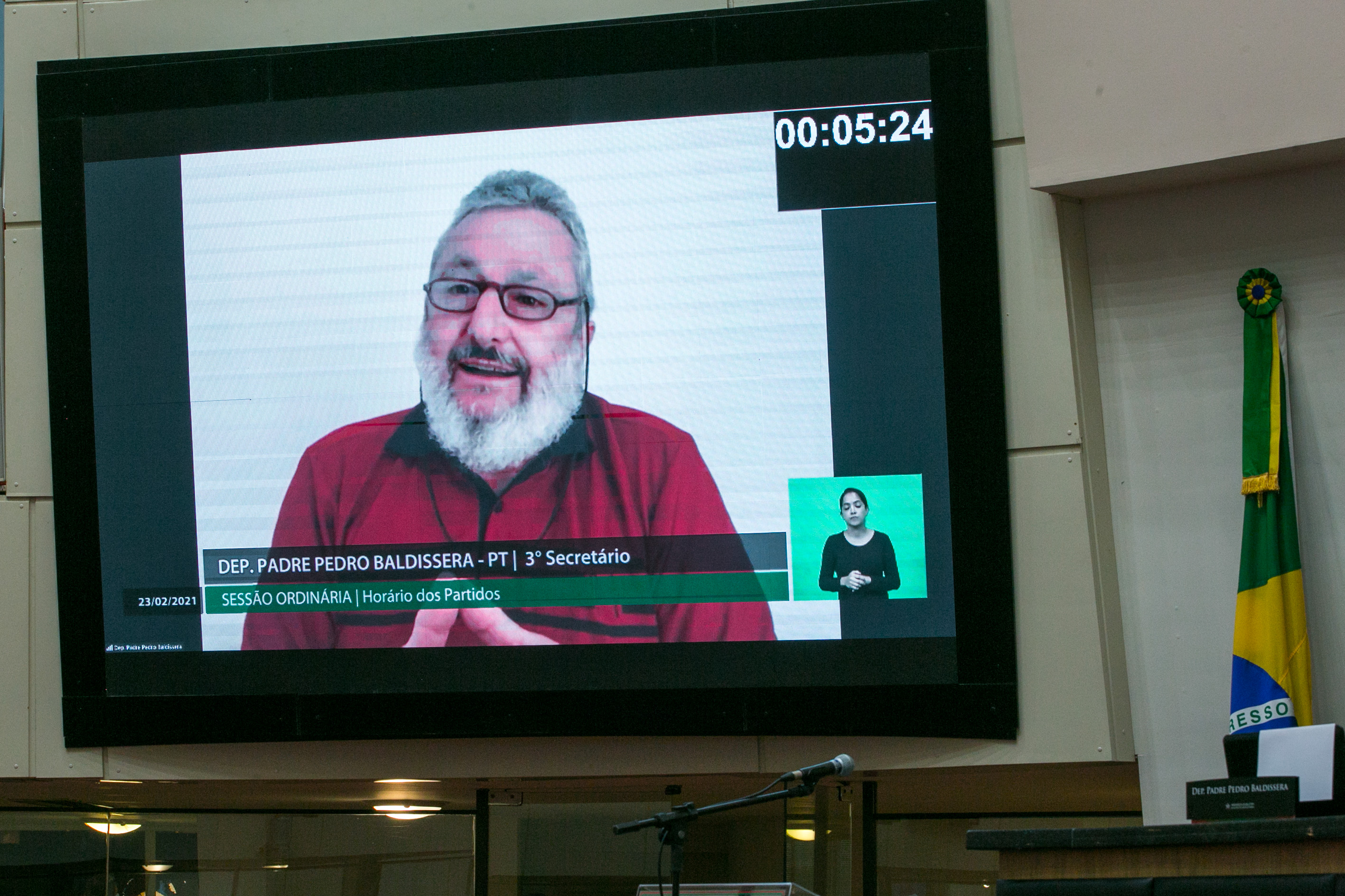 Deputado Padre Pedro Baldissera (PT)