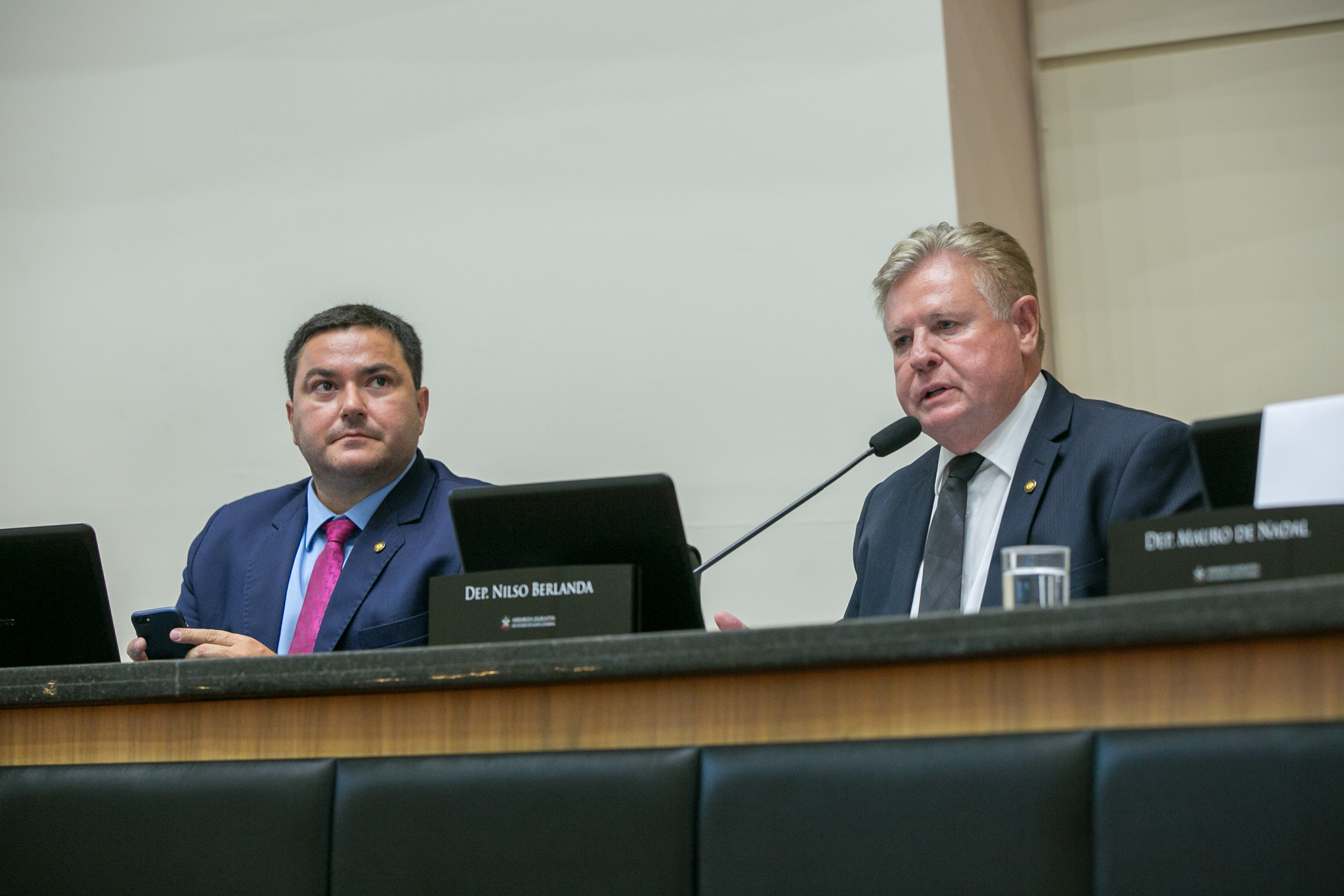 Deputado Ricardo Alba (PSL) e Deputado Nilso Berlanda (PL)