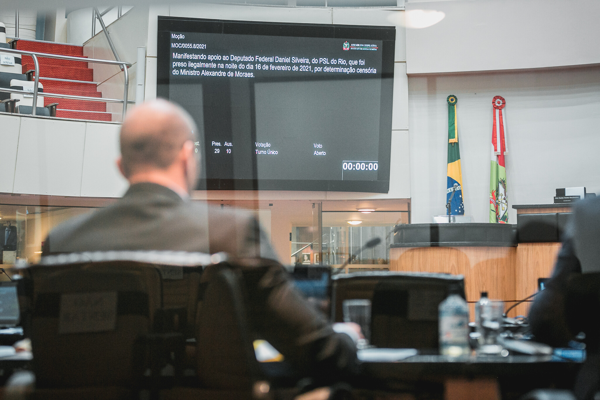 Aprovada moção em apoio ao deputado federal Daniel Silveira