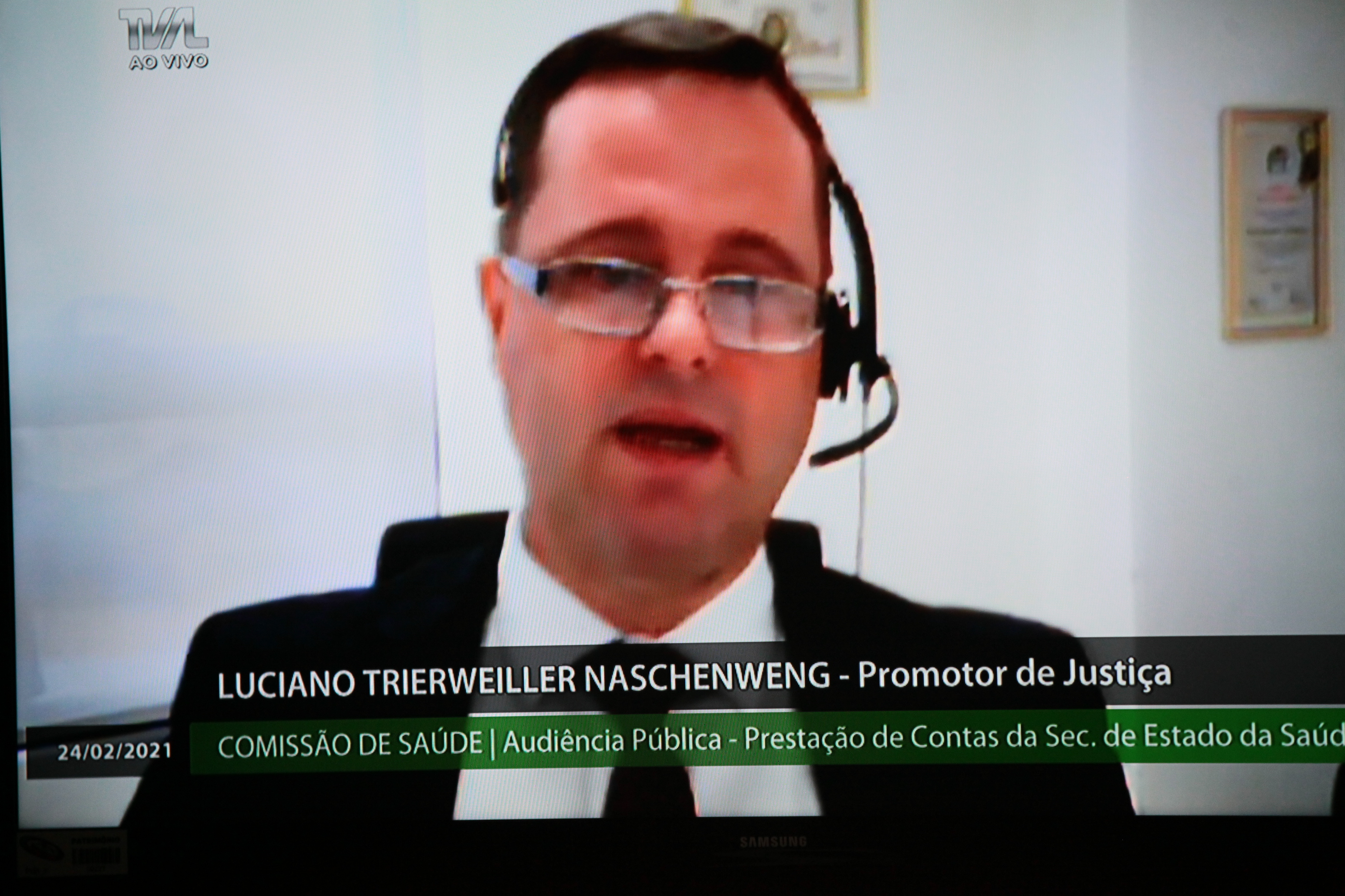 Comissão de Saúde - Luciano Trierweiller Naschenweng (promotor de justiça