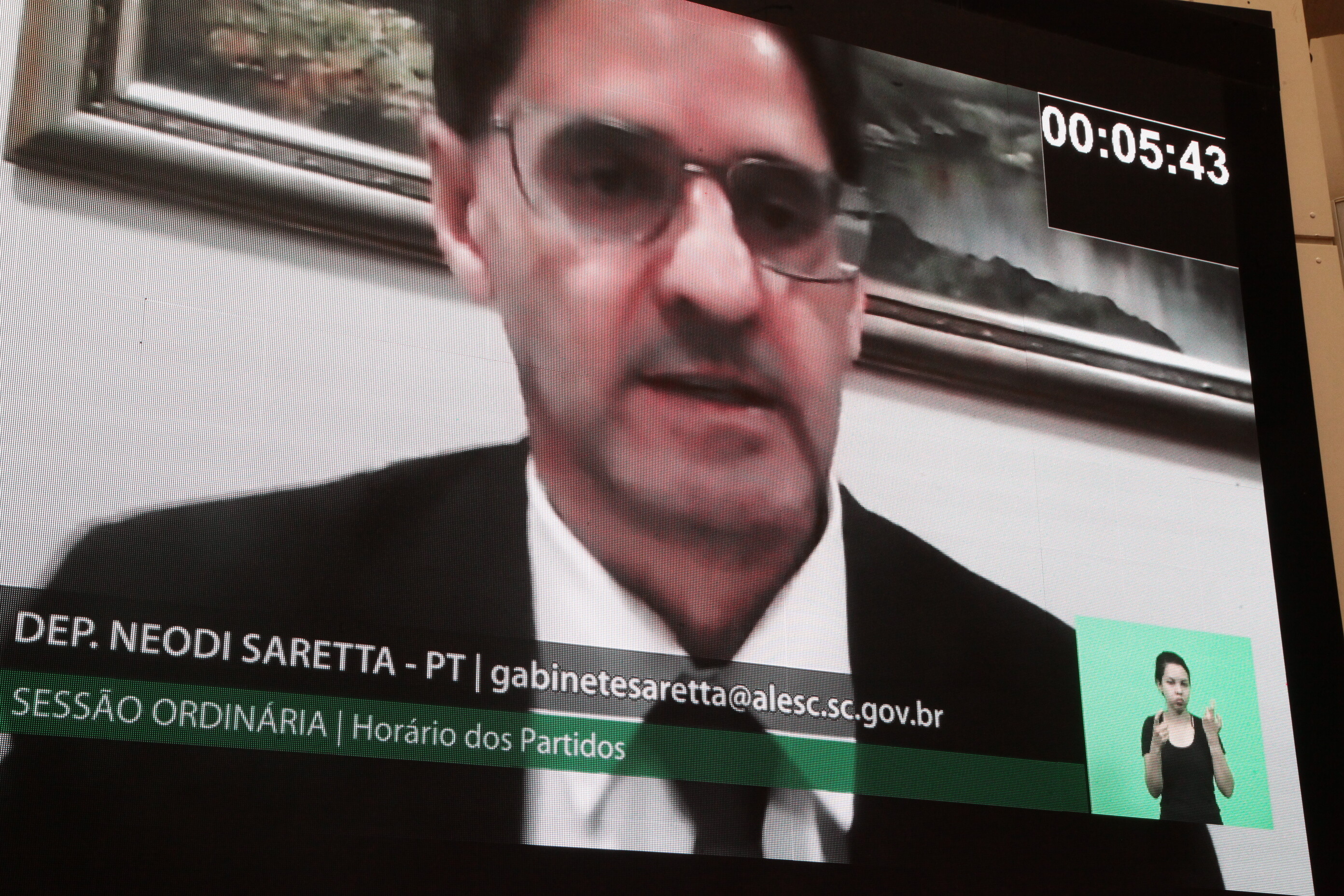 Deputado Neodi Saretta (PT).