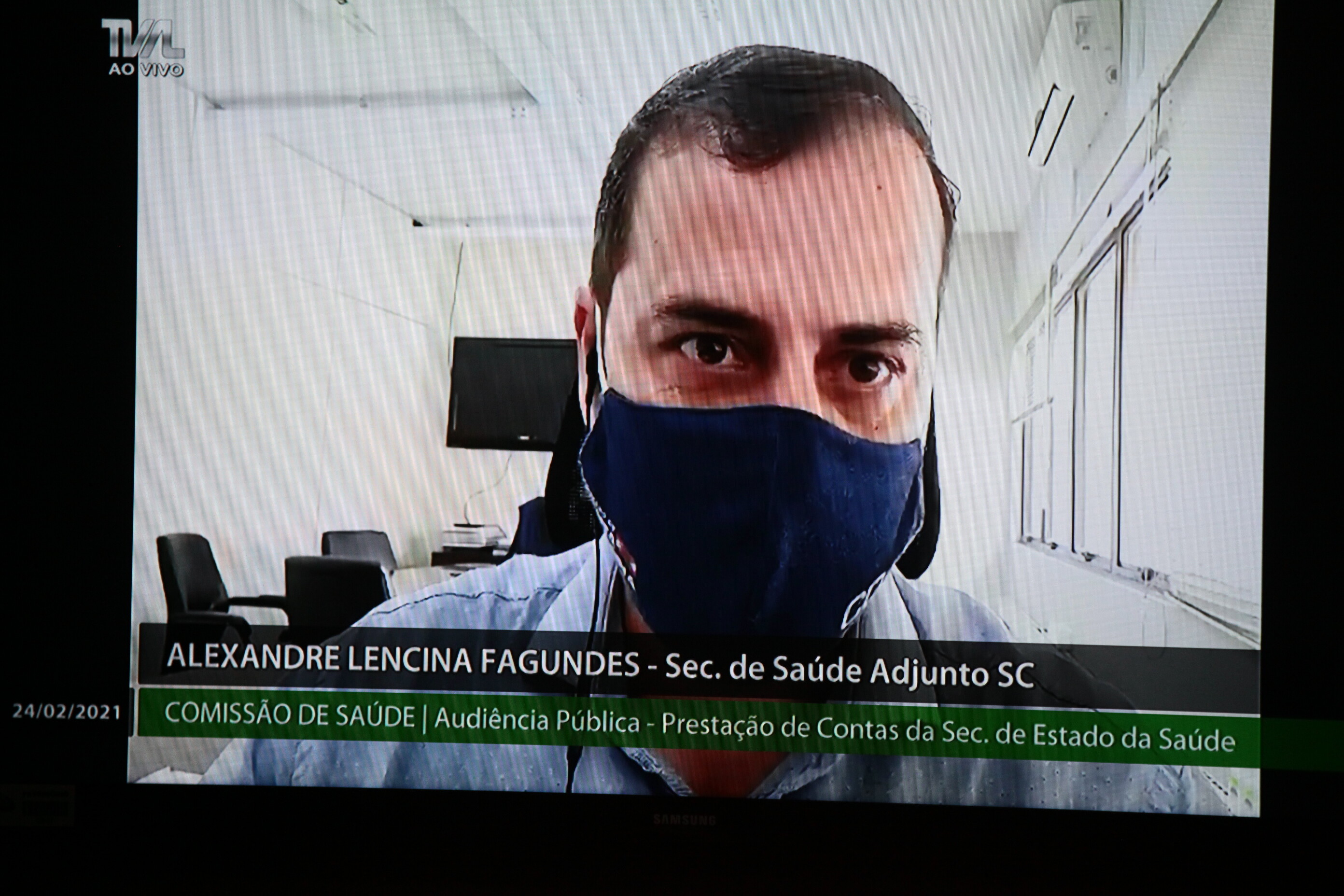 Alexandre Lencina Fagundes, secretário de Estado adjunto da Saúde.