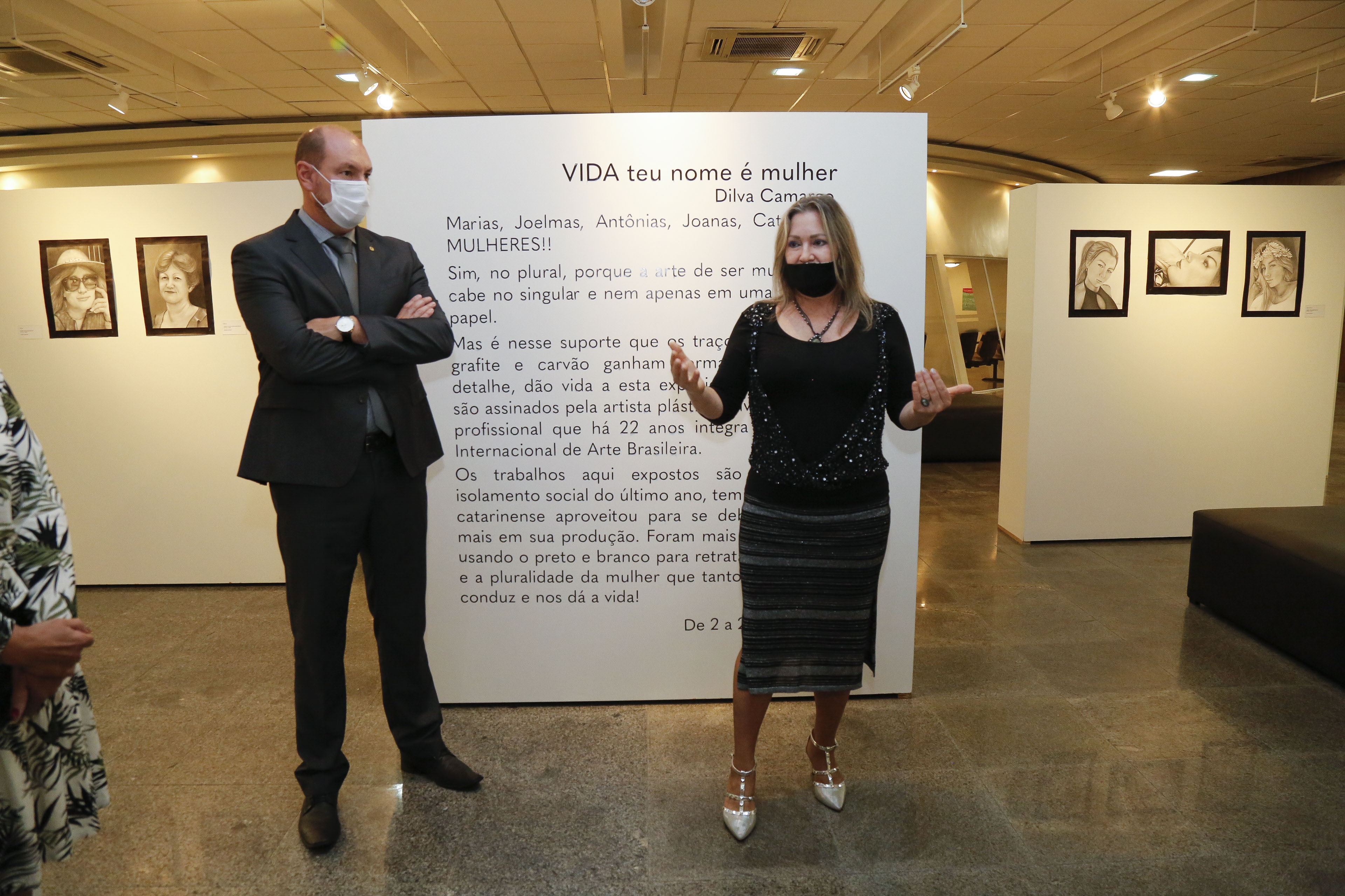 Exposição artista Dilva Camargo