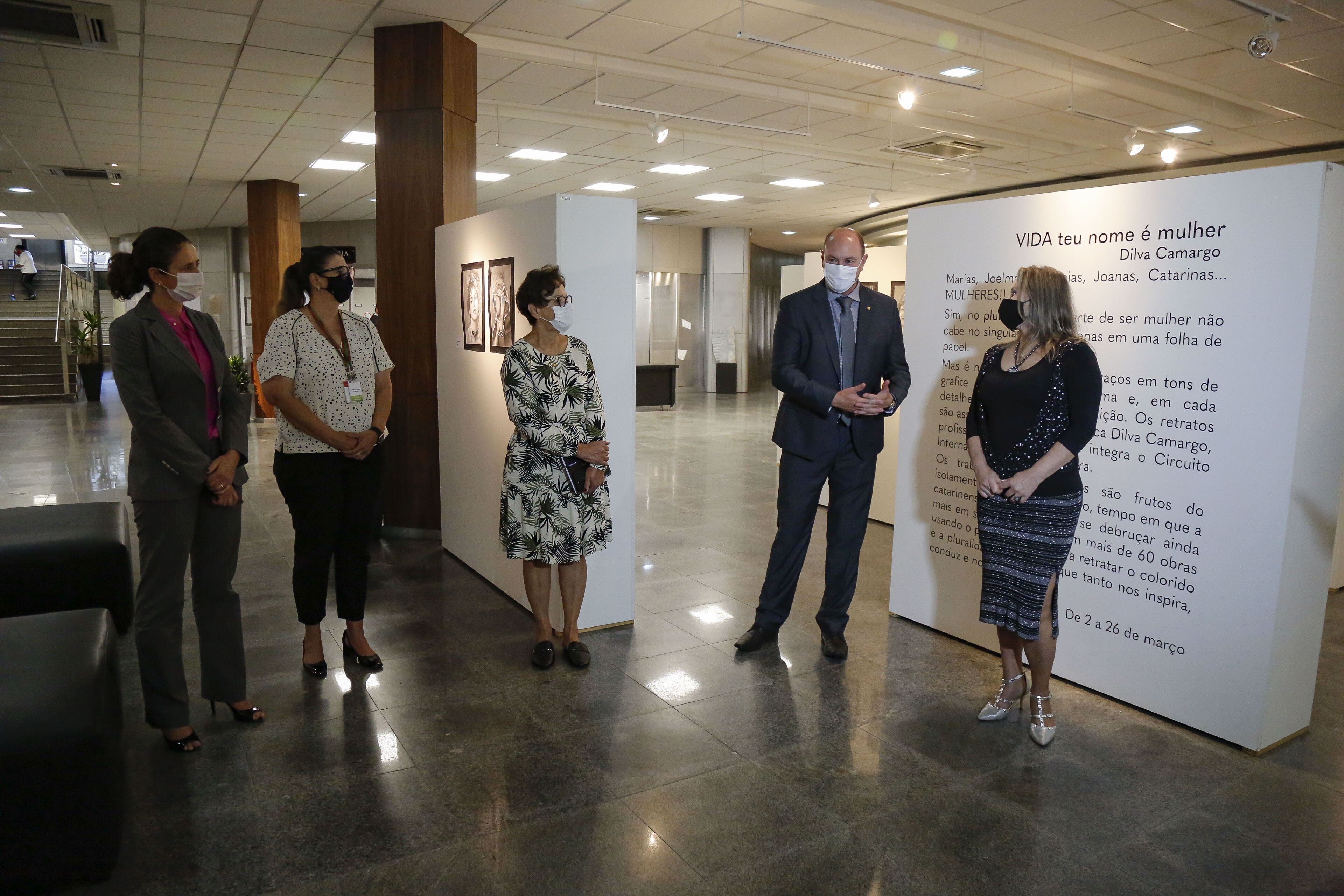 Alesc recebe exposição “Vida: Teu nome é Mulher”, da artista Dilva Camargo