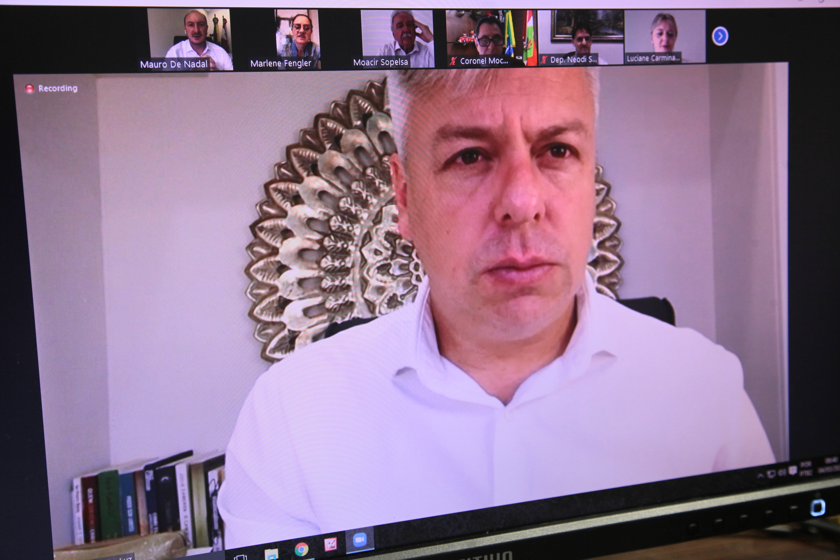 Reunião Virtual da Bancada do Oeste - Deputado Fabiano da Luz (PT)