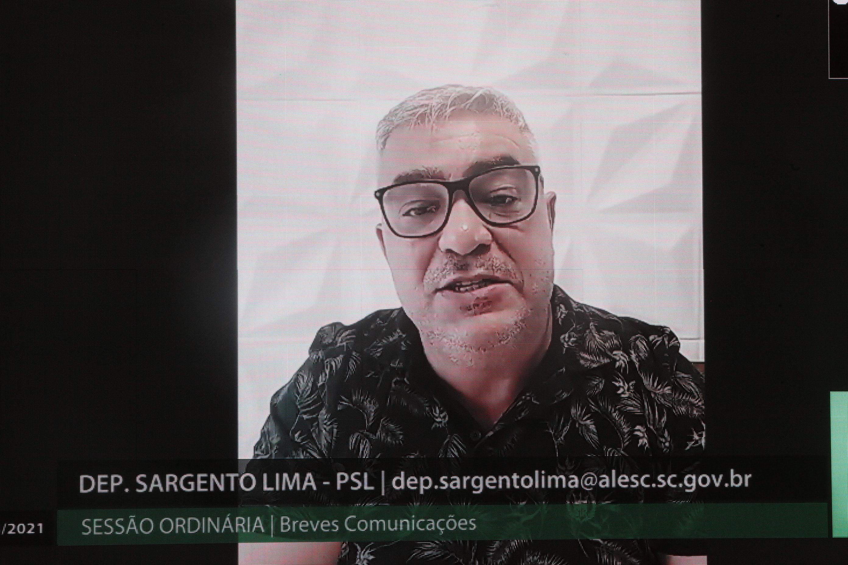 Sessão Ordinária - Deputado Sargento Lima(PSL)