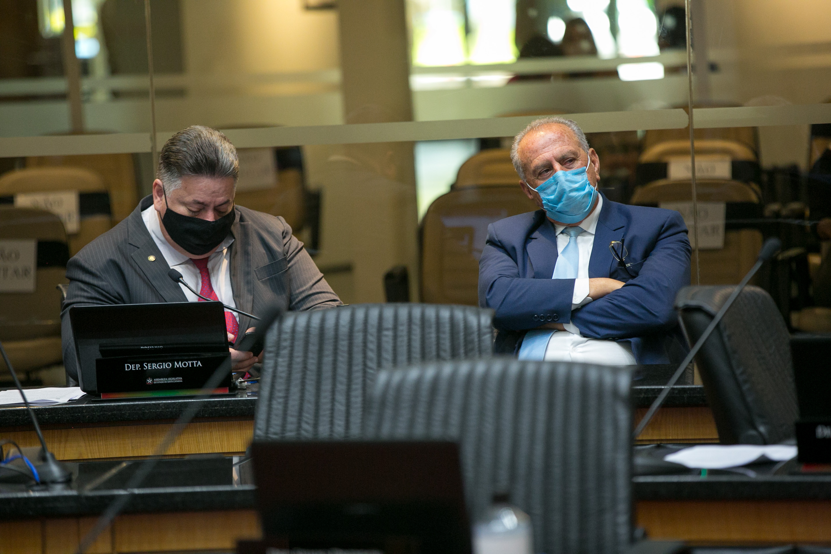 Deputado Sergio Motta (Republicanos) e Deputado Nazareno Martins (PSB)