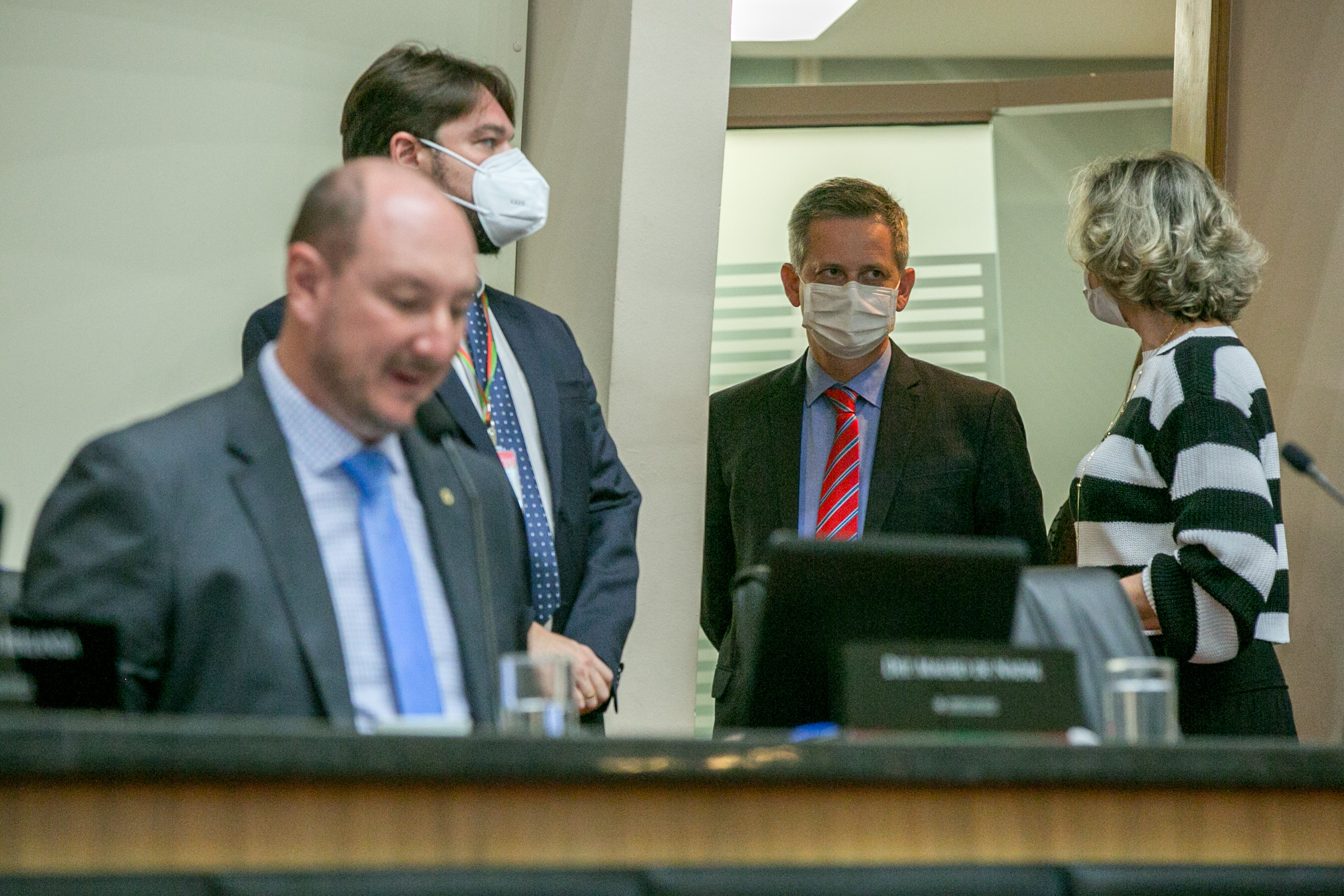 Deputado Mauro de Nadal (MDB) e Deptuado Jean Kuhlmann (PSD)