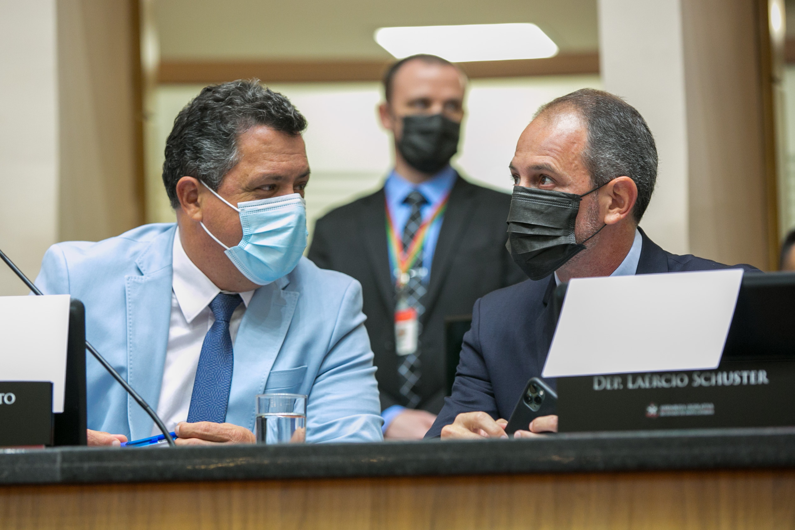 Deputado Ivan Naatz (PL) e Deputado Laércio Schuster (PSB)