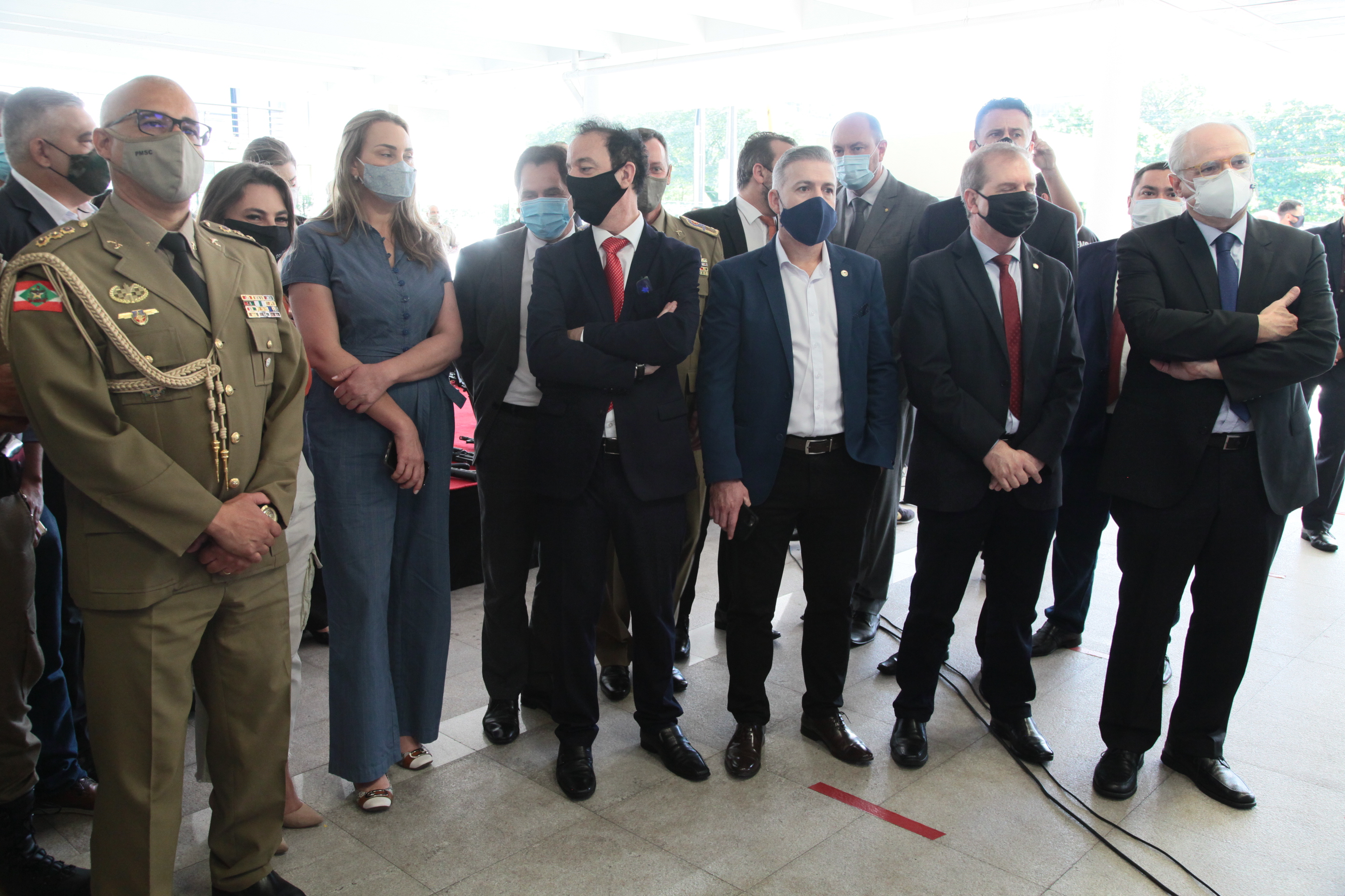 Solenidade de Entrega de Equipamentos à Polícia Militar de SC